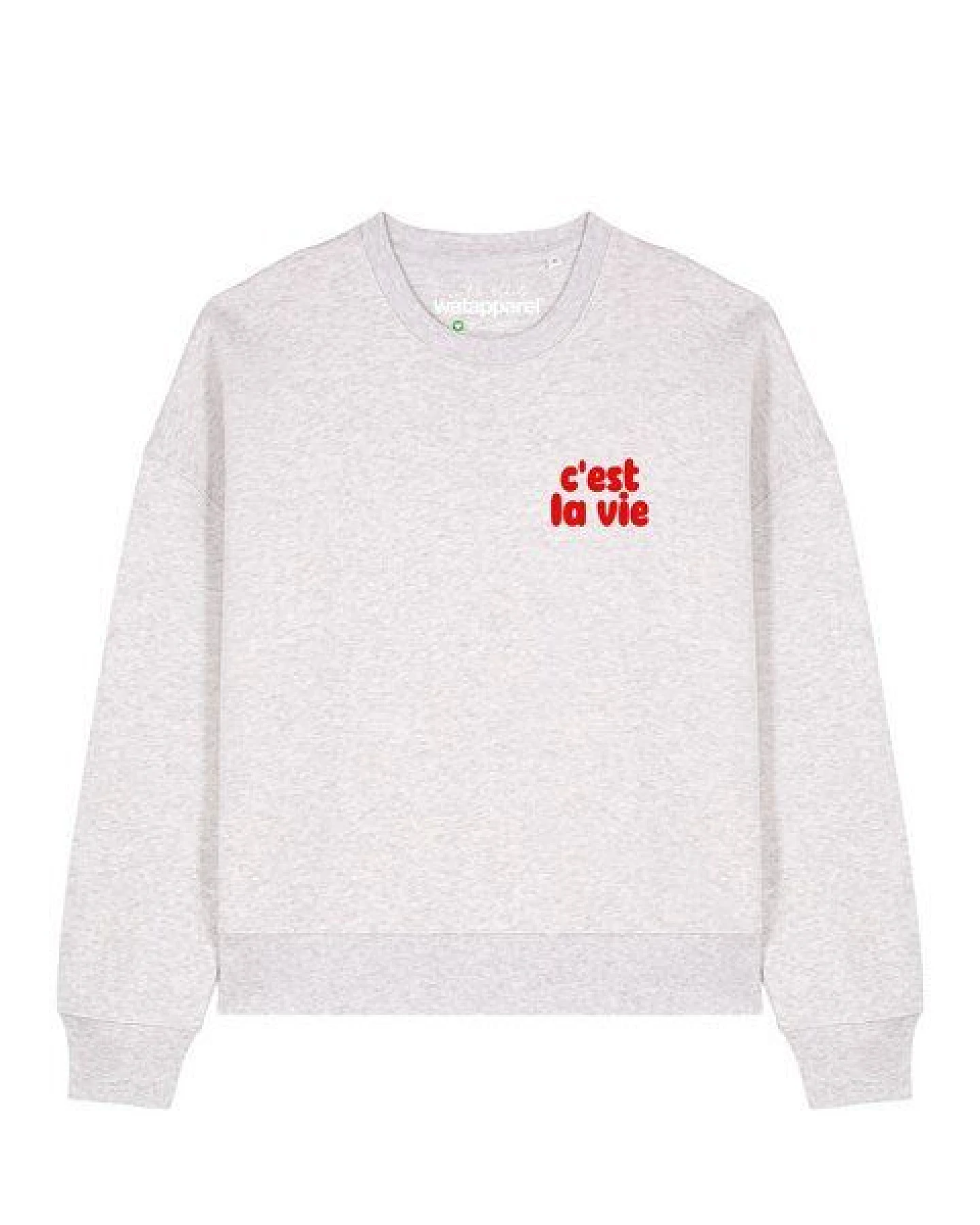watapparel Sweatshirt Frauen cest la vie – Ansicht 2