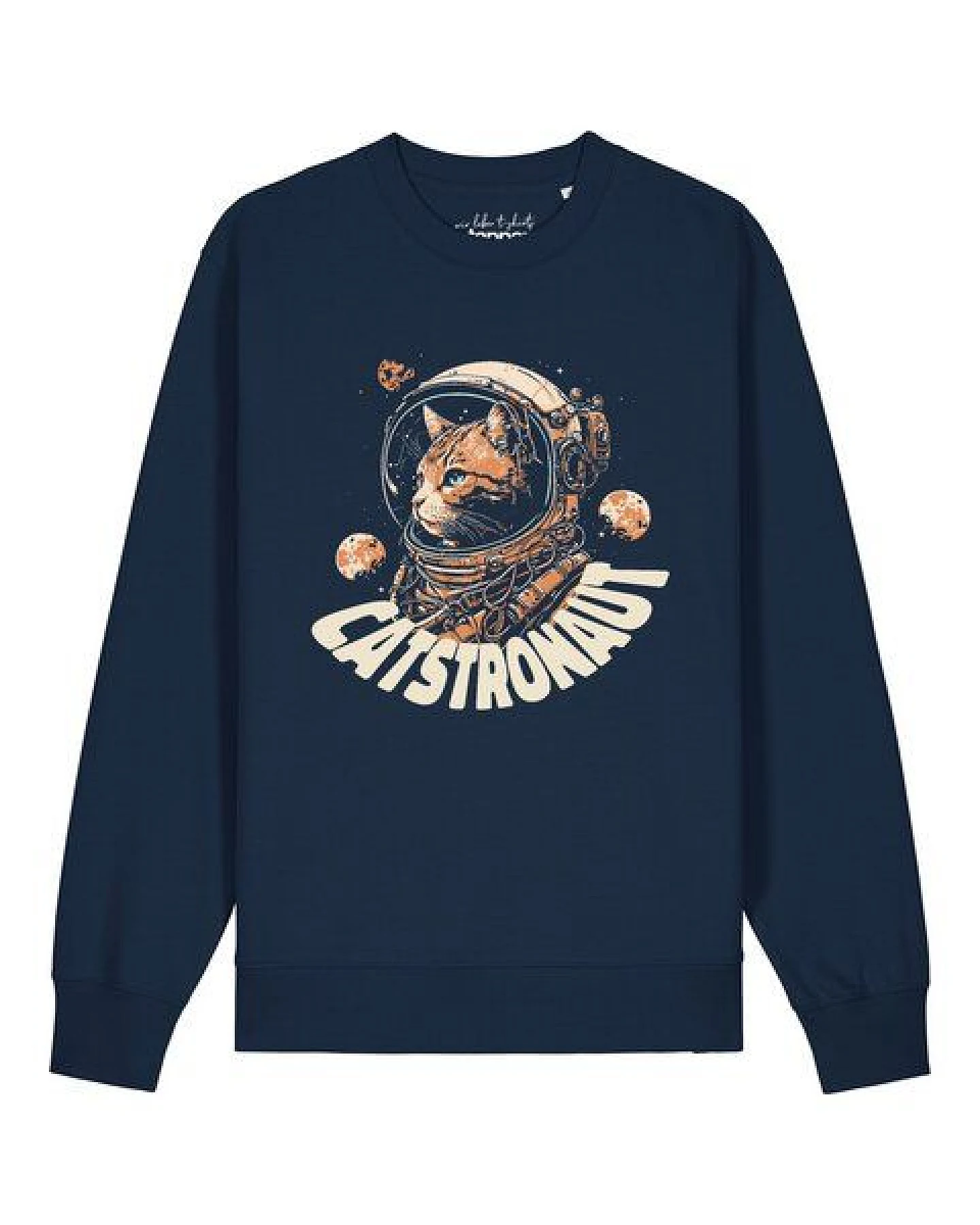watapparel Sweatshirt Unisex Catstronaut – Ansicht 2