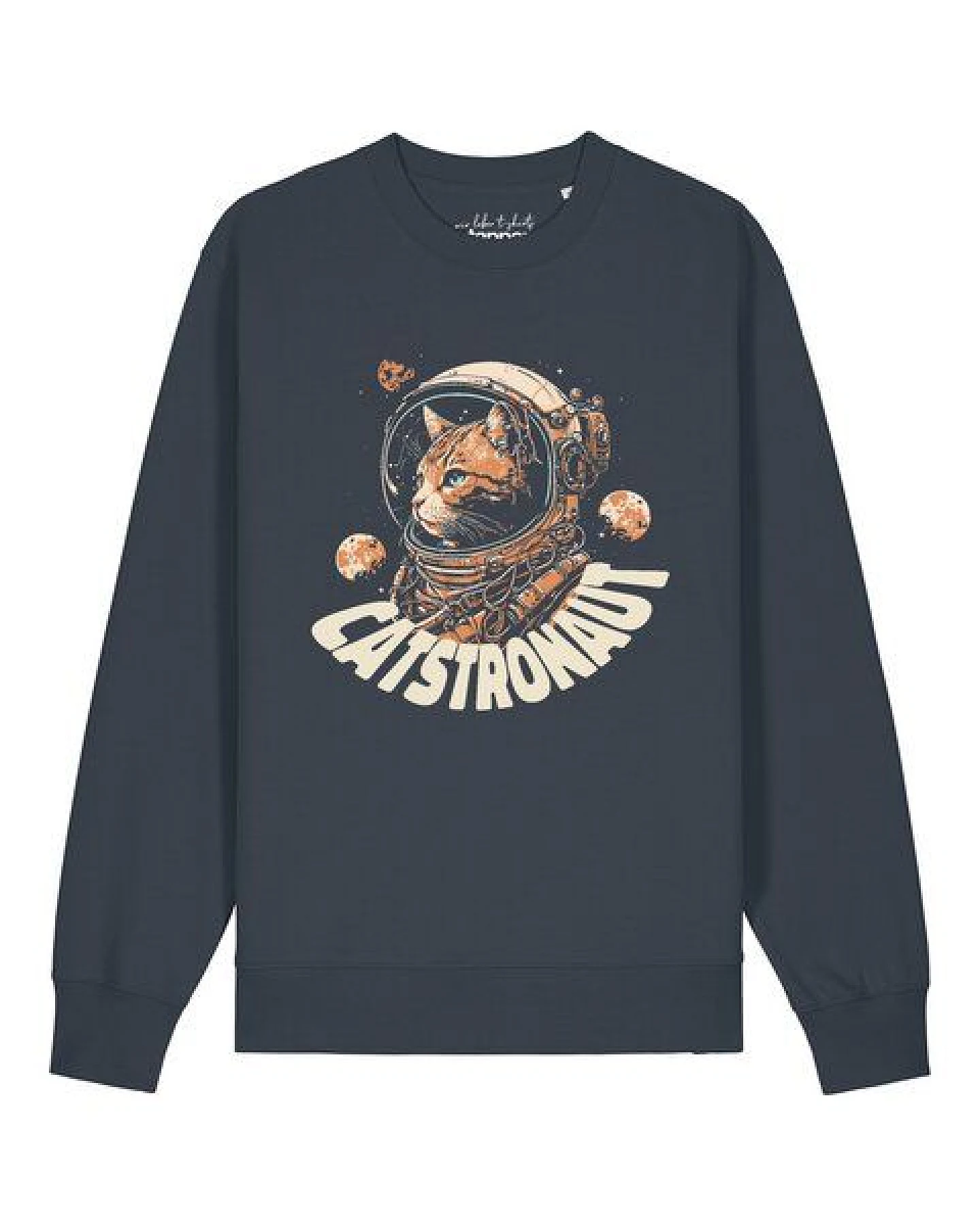 watapparel Sweatshirt Unisex Catstronaut – Ansicht 2