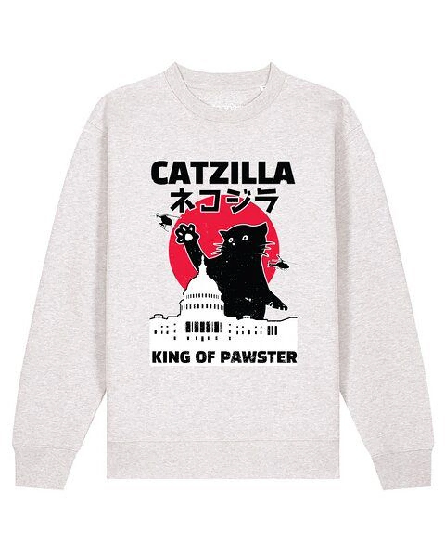 watapparel Sweatshirt Unisex Catzilla – Ansicht 2