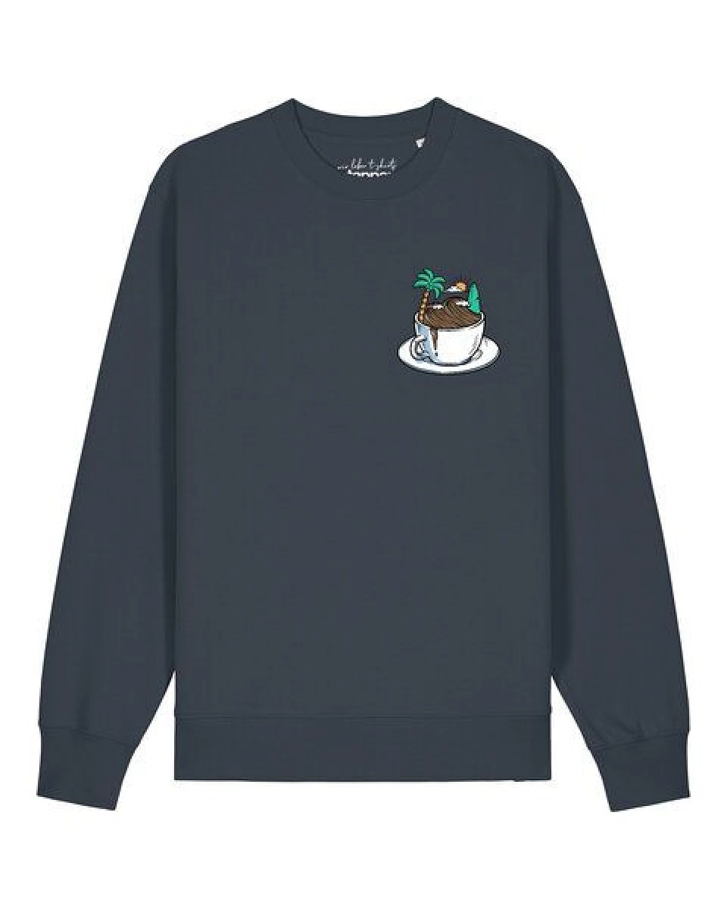 watapparel Sweatshirt Unisex Coffee waves – Ansicht 2