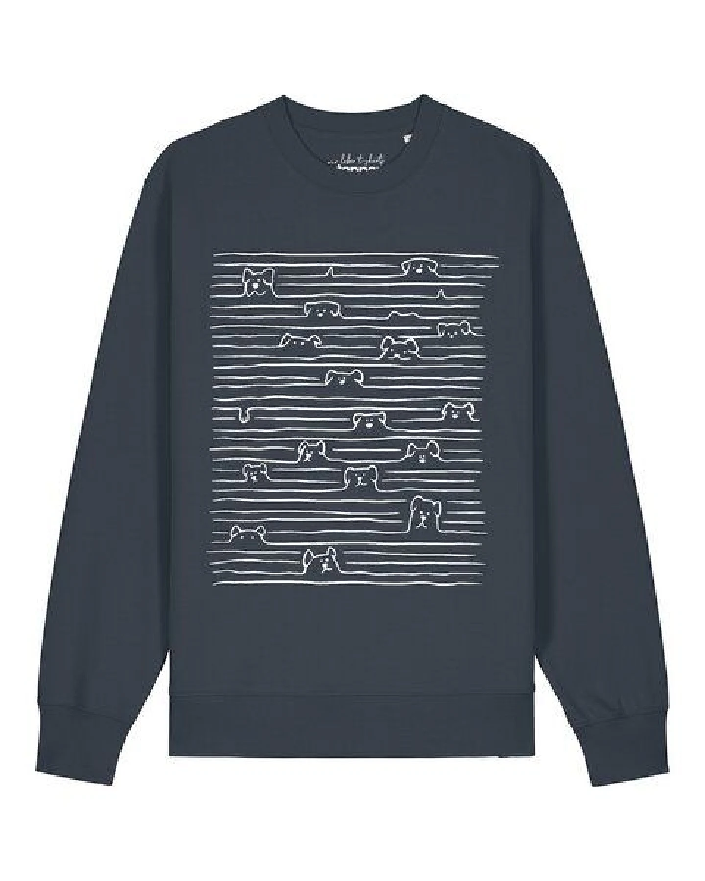 watapparel Sweatshirt Unisex Doodle Dogs – Ansicht 2
