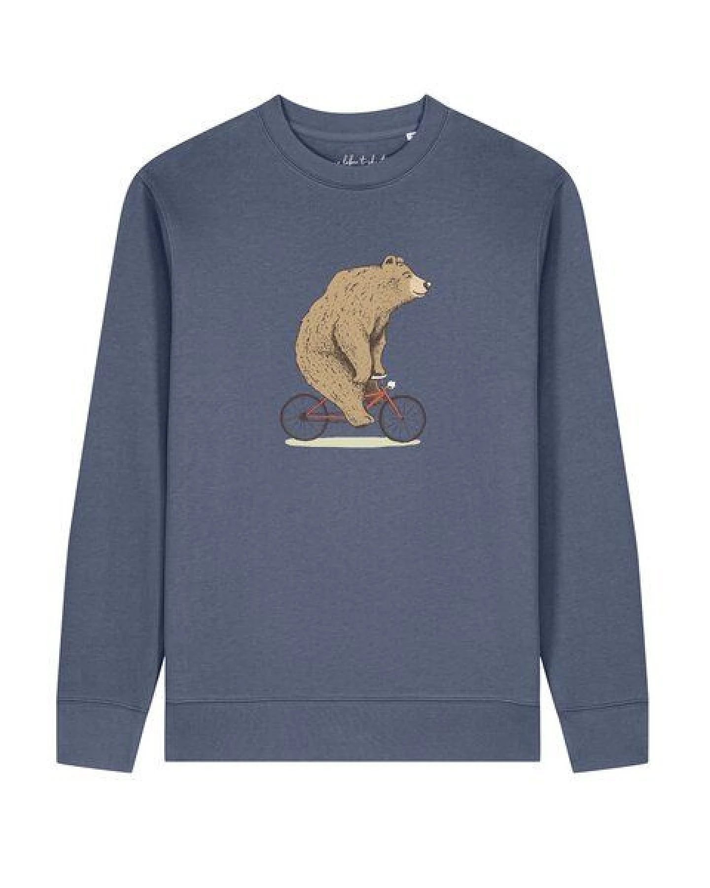 watapparel Sweatshirt Unisex Fahrradbär – Ansicht 2