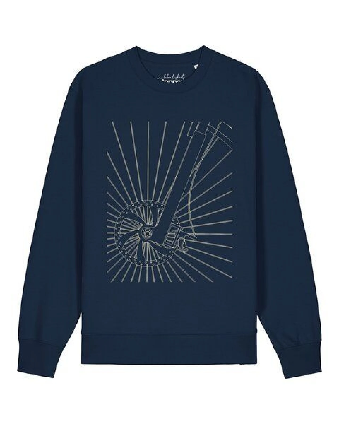 watapparel Sweatshirt Unisex Fahrradspeichen – Ansicht 2