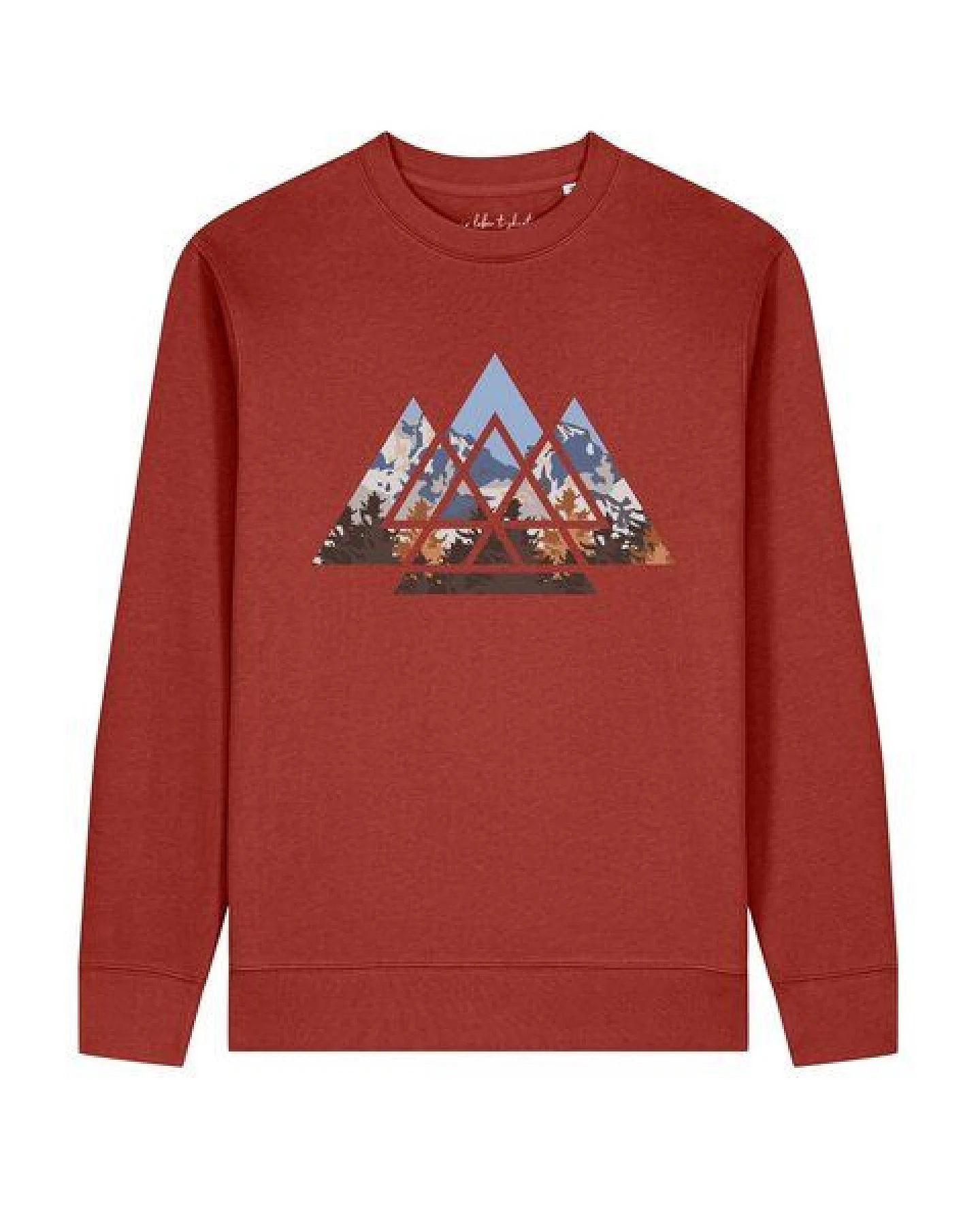 watapparel Sweatshirt Unisex Geometric Landscape – Ansicht 2