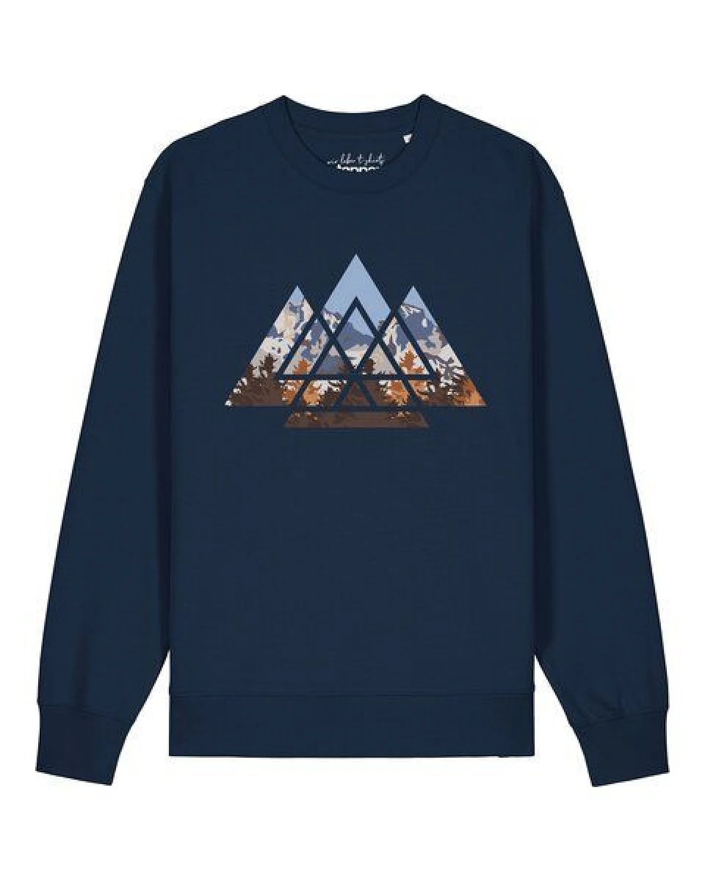 watapparel Sweatshirt Unisex Geometric Landscape – Ansicht 2