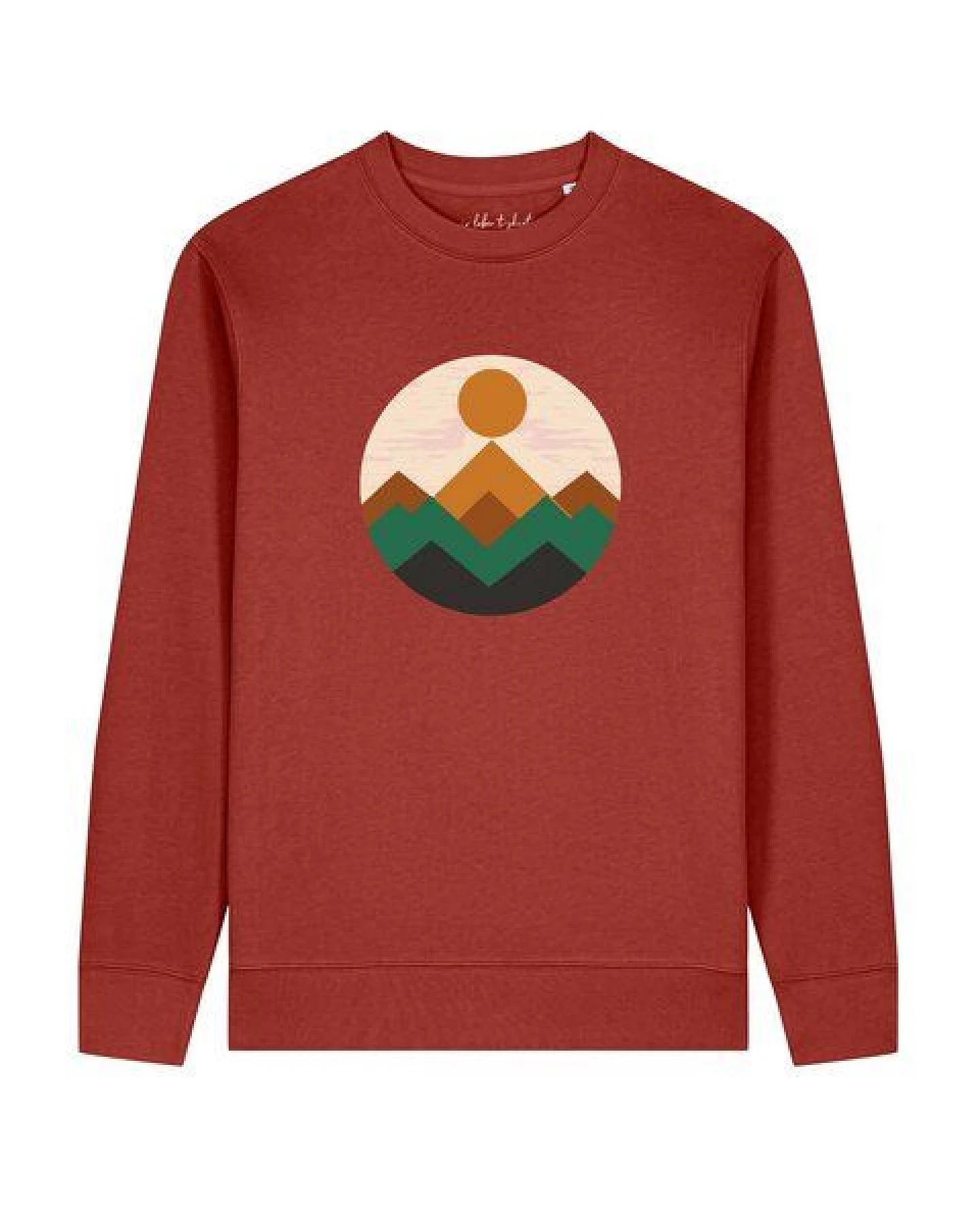 watapparel Sweatshirt Unisex Geometric Landscape 2 – Ansicht 2