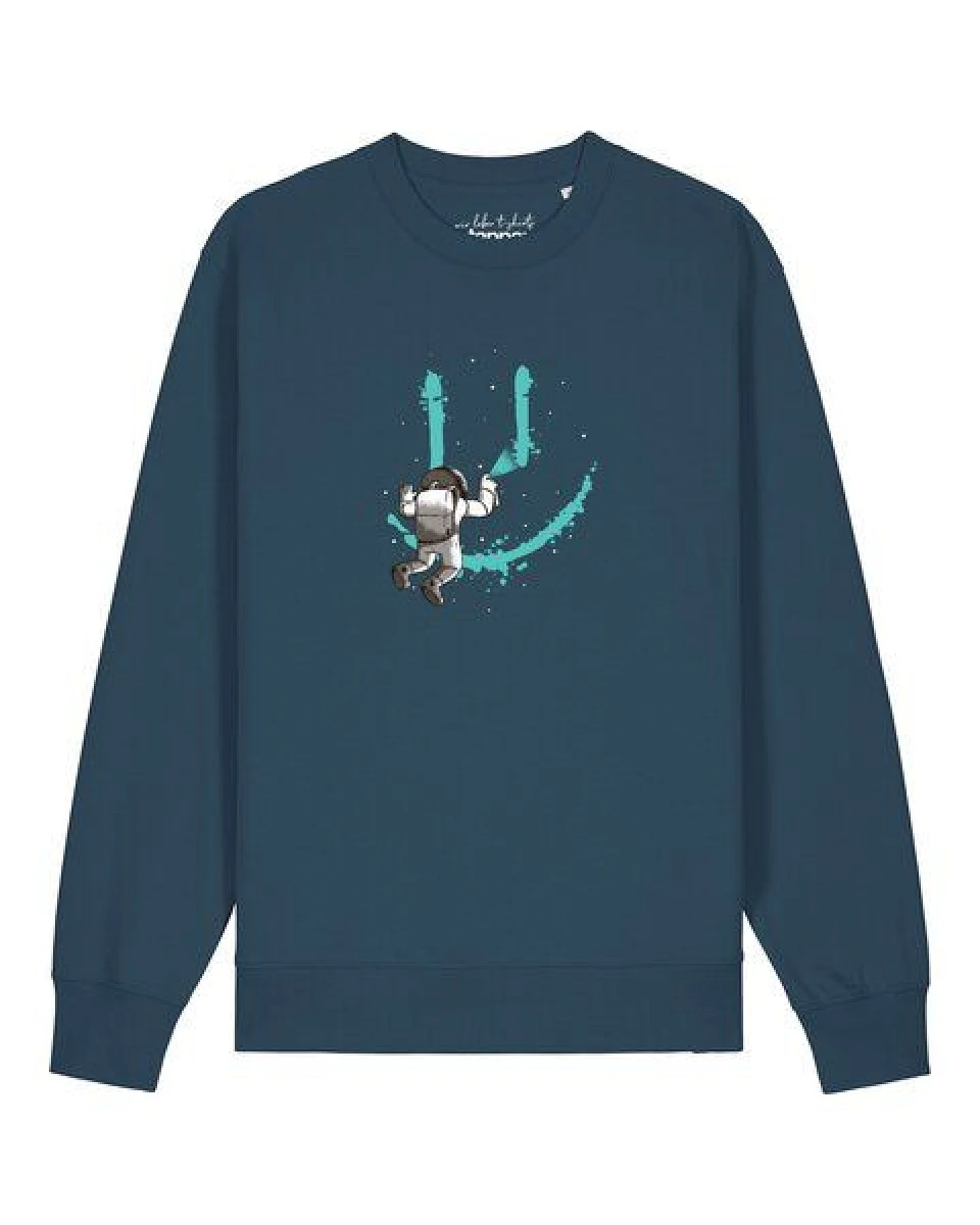 watapparel Sweatshirt Unisex Graffiti Astronaut – Ansicht 2