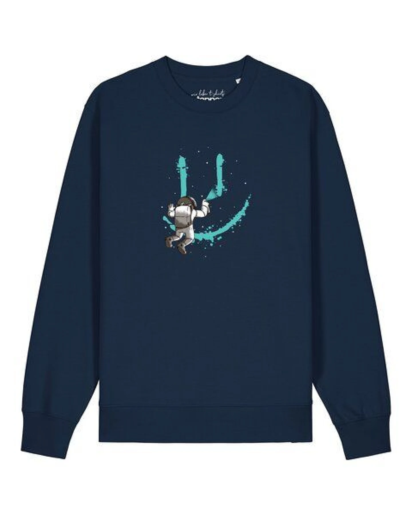 watapparel Sweatshirt Unisex Graffiti Astronaut – Ansicht 2