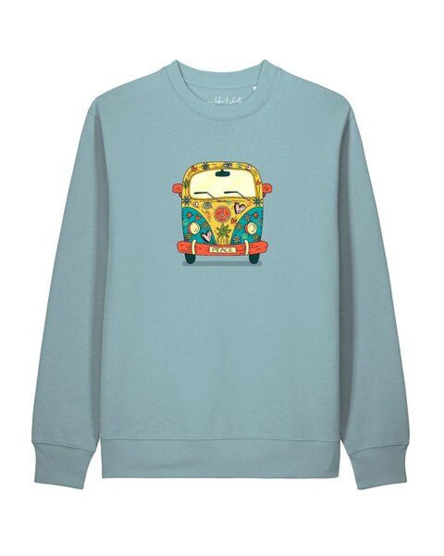 watapparel Sweatshirt Unisex Hippies Bus – Ansicht 2