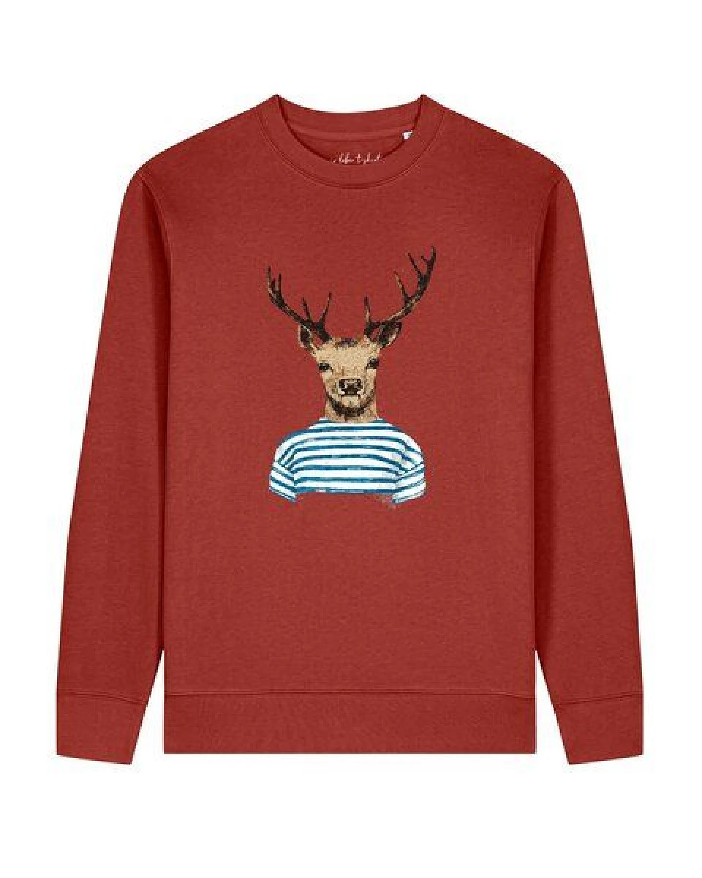 watapparel Sweatshirt Unisex Hirsch – Ansicht 2