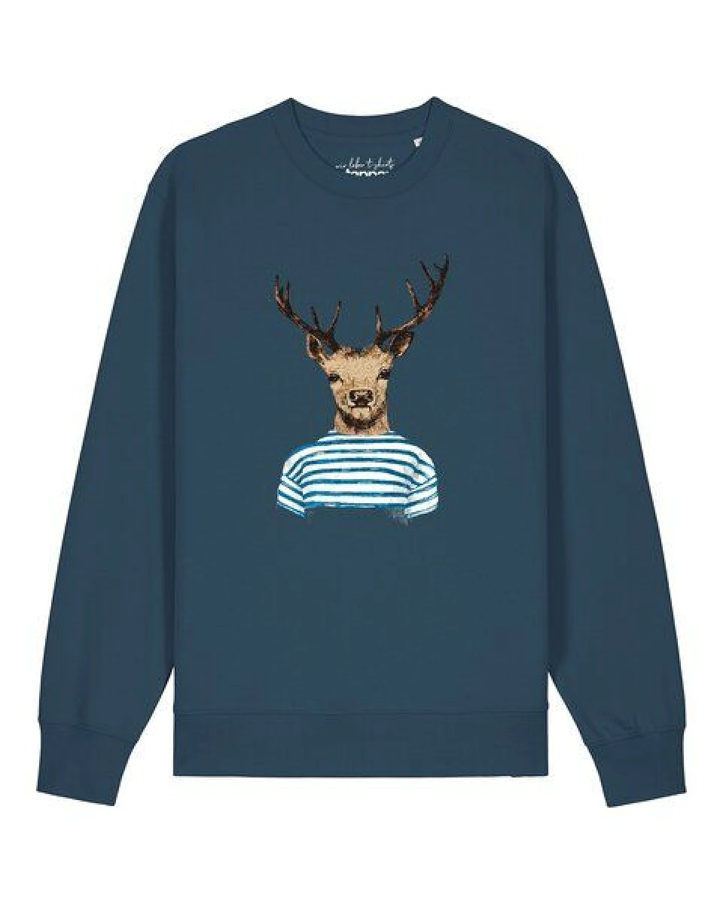 watapparel Sweatshirt Unisex Hirsch – Ansicht 2