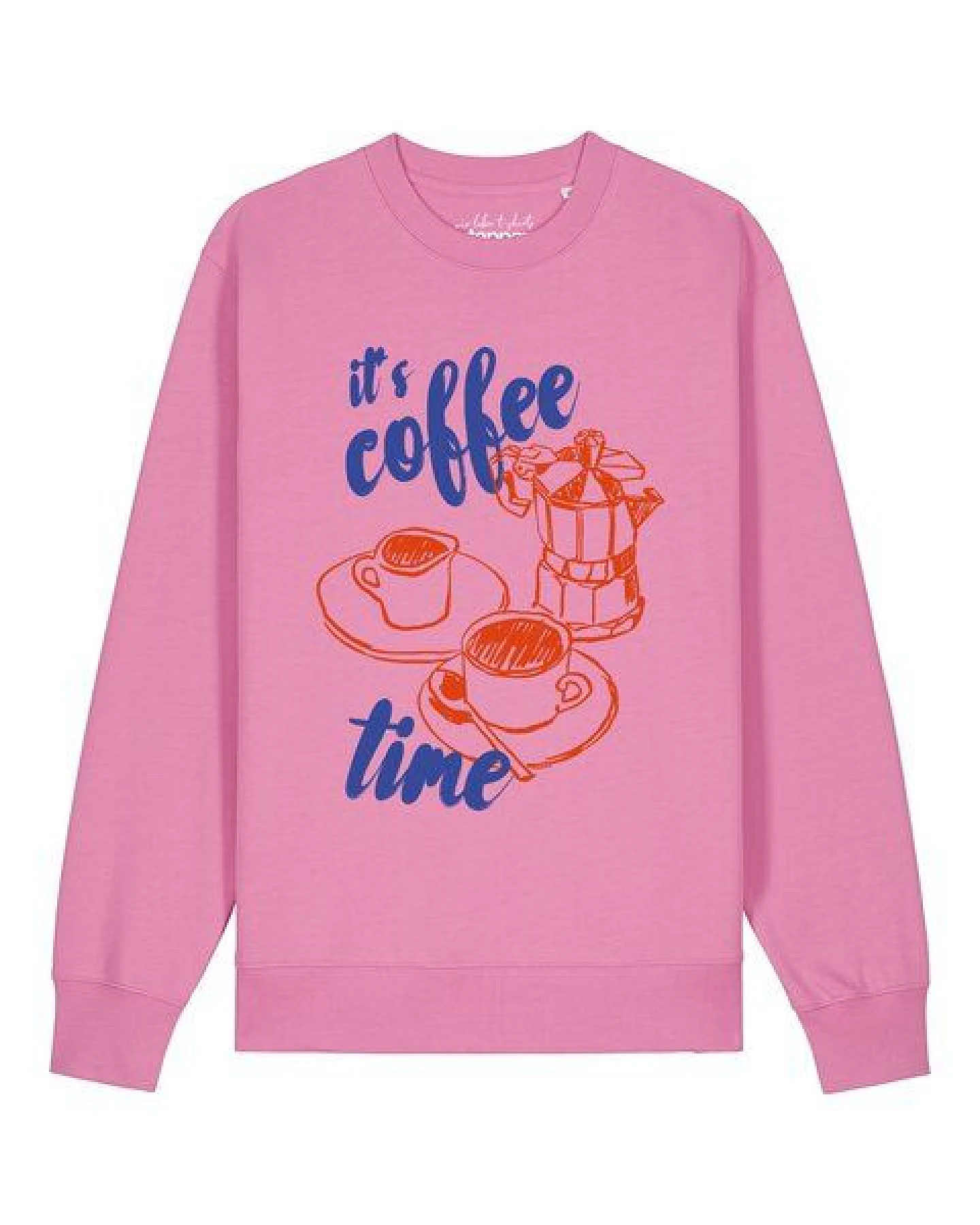 watapparel Sweatshirt Unisex Its coffee time – Ansicht 2