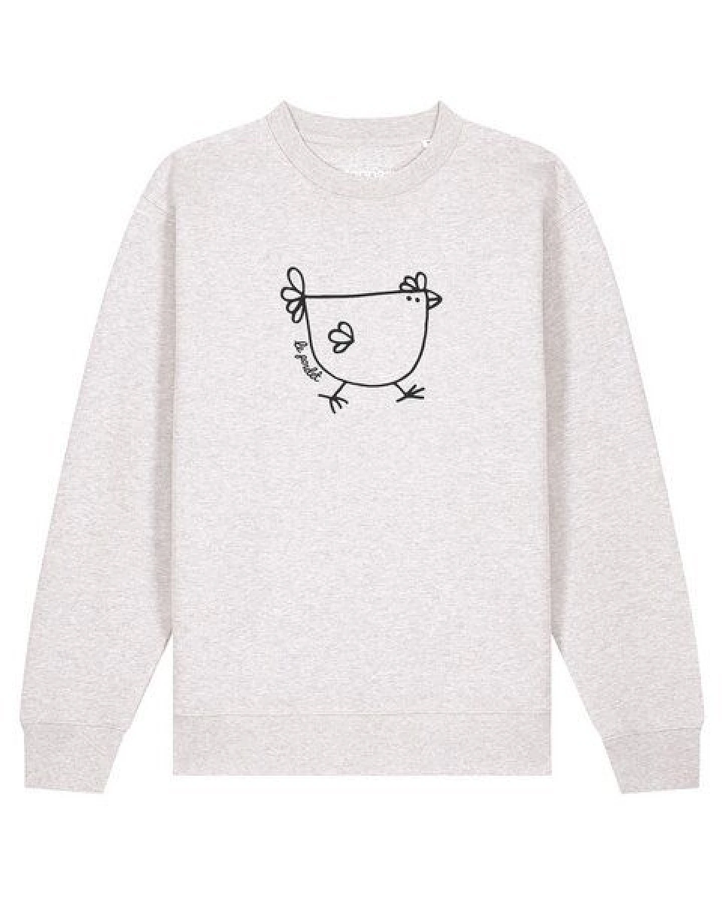 watapparel Sweatshirt Unisex Le poulet - das Huhn – Ansicht 2