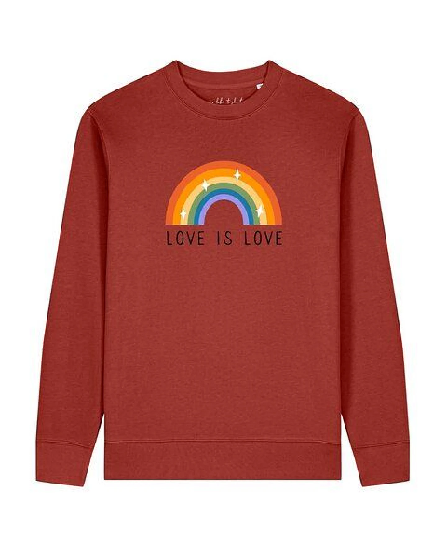 watapparel Sweatshirt Unisex Love is Love – Ansicht 2