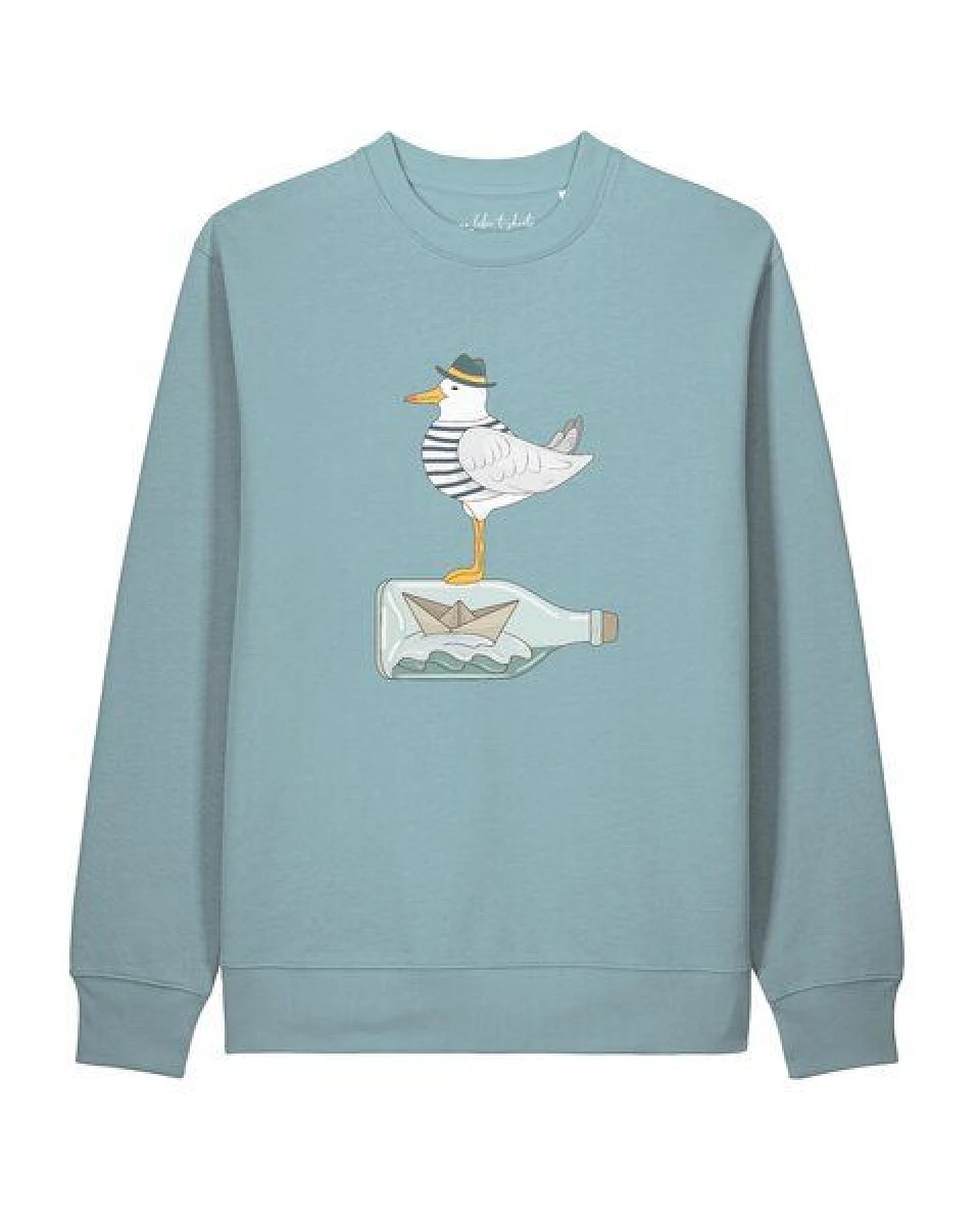 watapparel Sweatshirt Unisex Möwe mit Hut – Ansicht 2