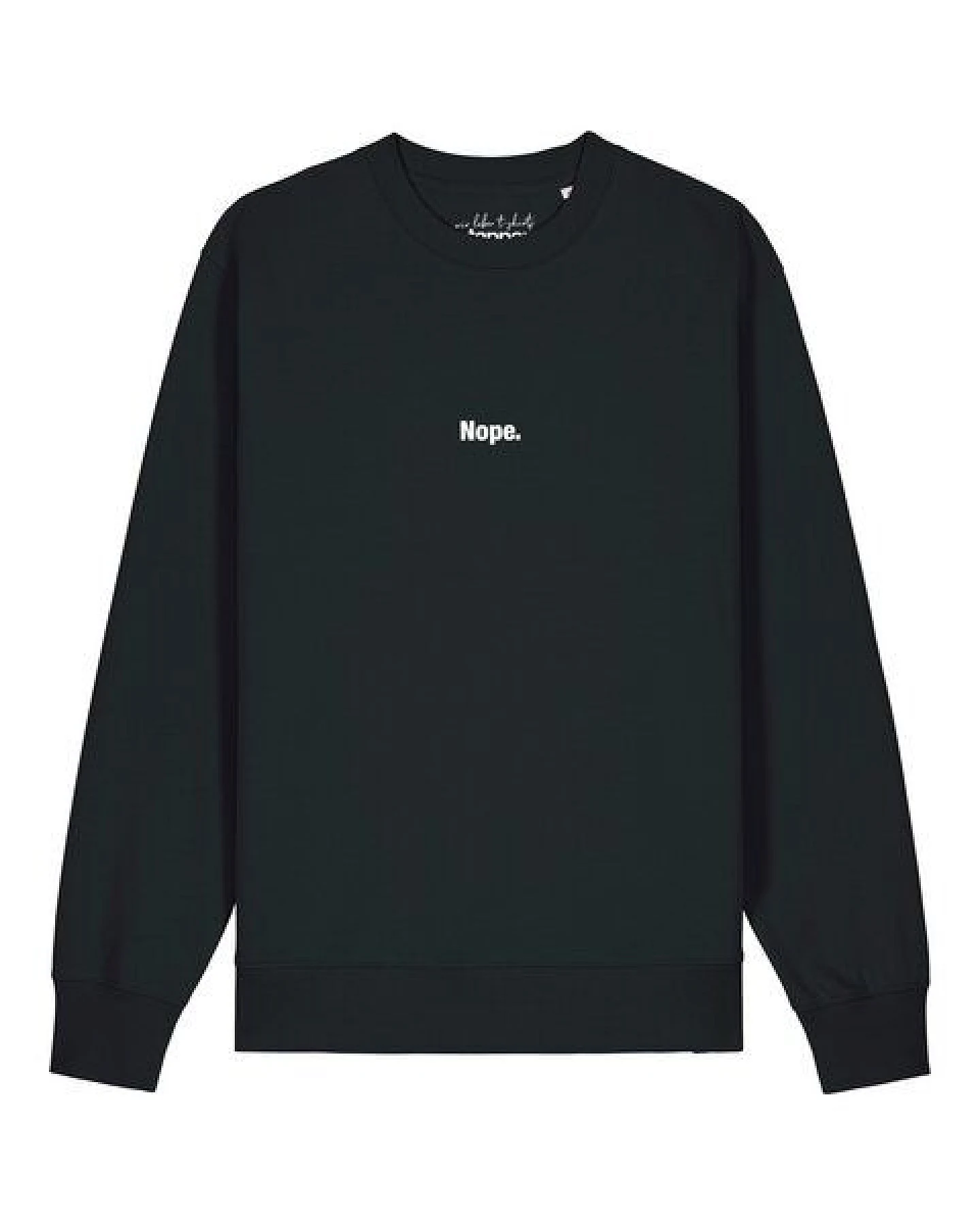 watapparel Sweatshirt Unisex Nope – Ansicht 2