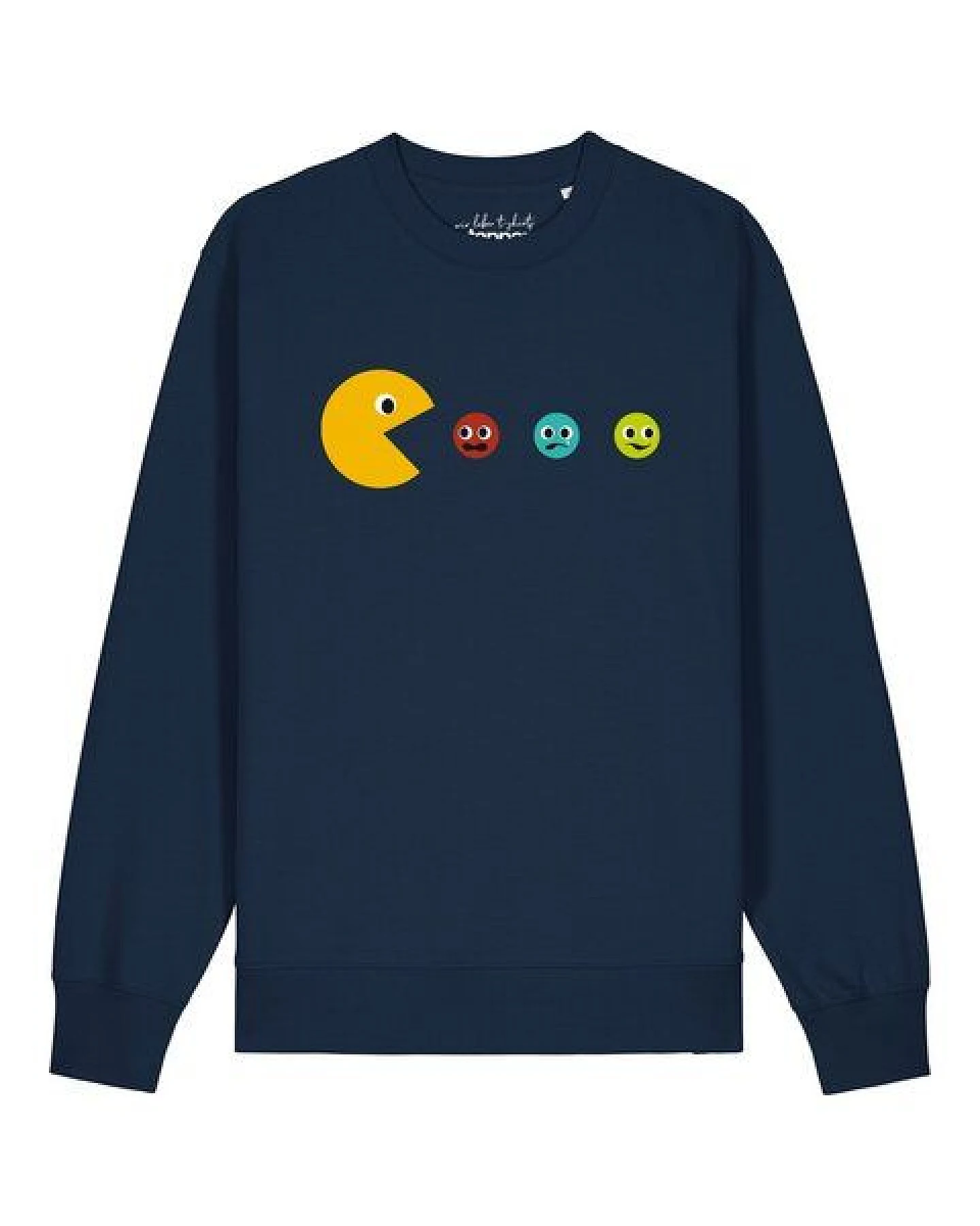 watapparel Sweatshirt Unisex Pacmännchen – Ansicht 2