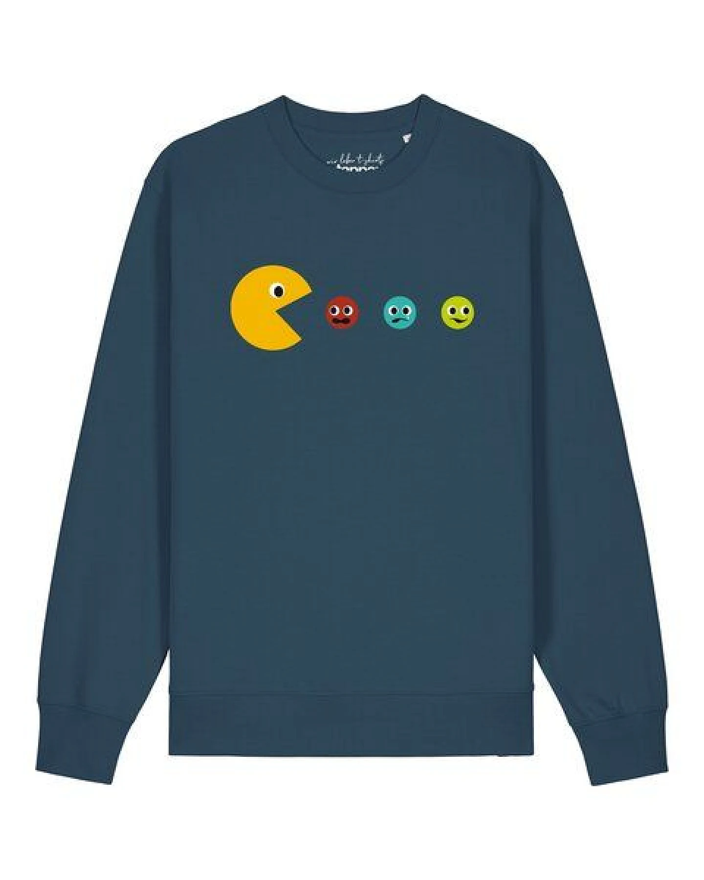 watapparel Sweatshirt Unisex Pacmännchen – Ansicht 2
