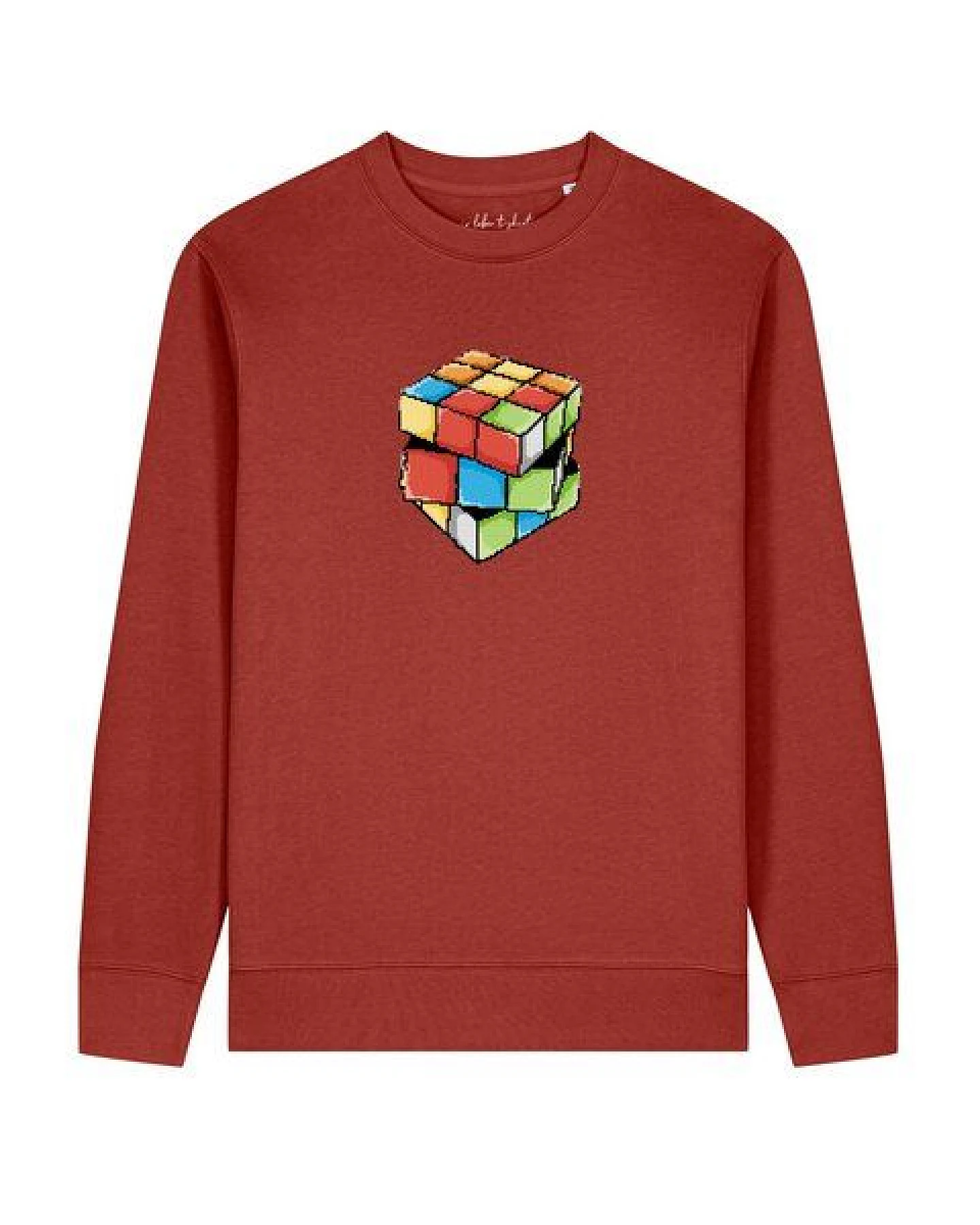 watapparel Sweatshirt Unisex Pixel Zauberwürfel – Ansicht 2