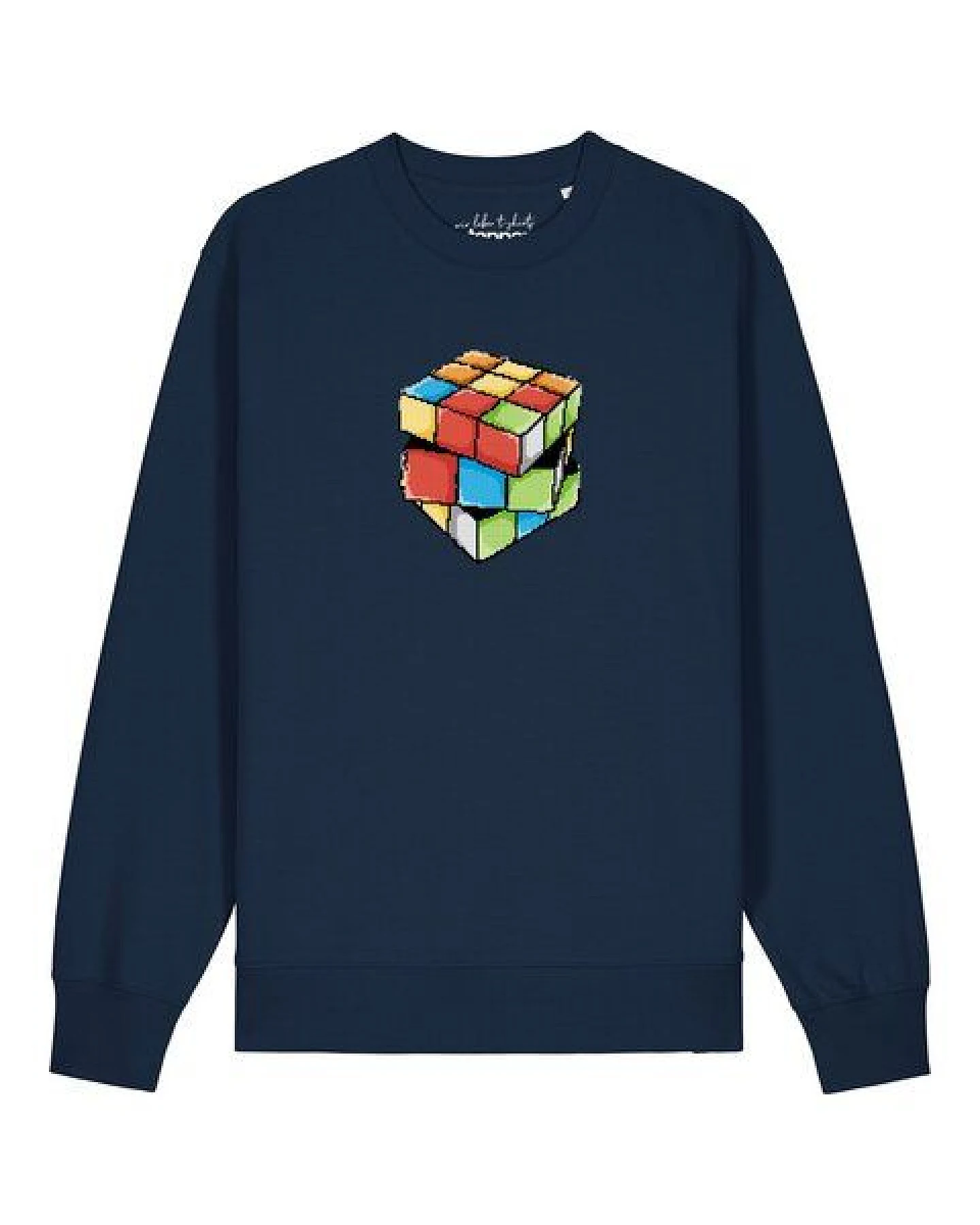 watapparel Sweatshirt Unisex Pixel Zauberwürfel – Ansicht 2