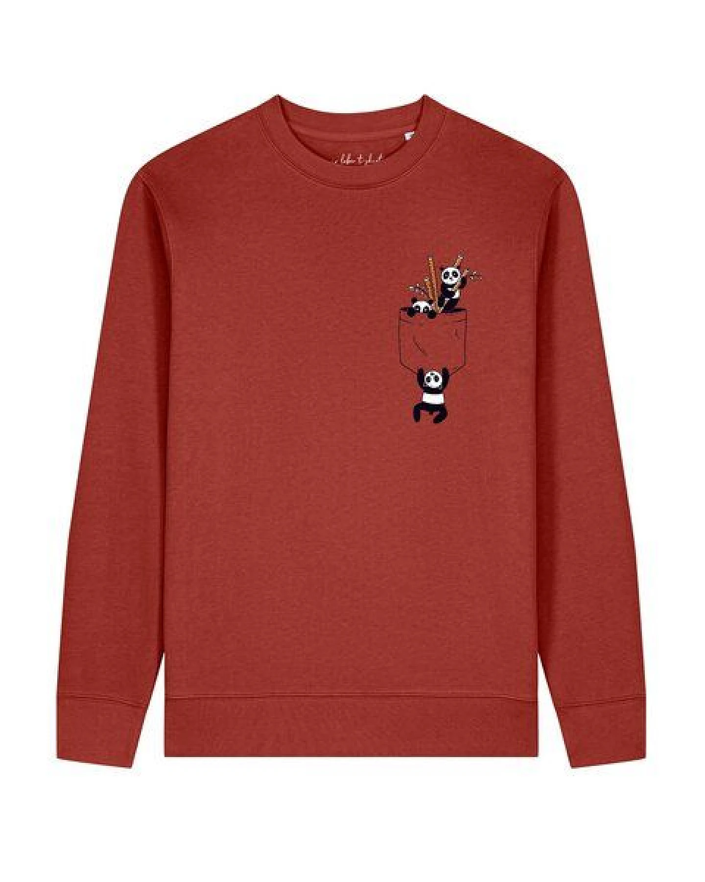 watapparel Sweatshirt Unisex Pocket Pandas – Ansicht 2