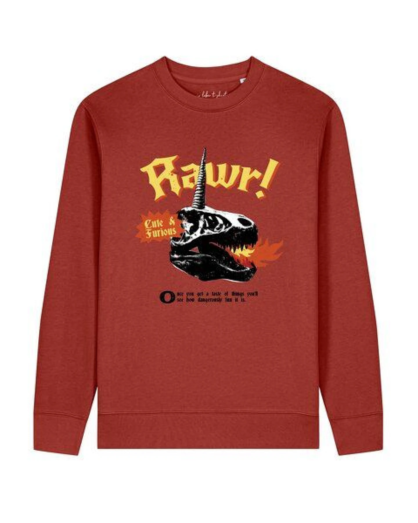 watapparel Sweatshirt Unisex Rawr – Ansicht 2