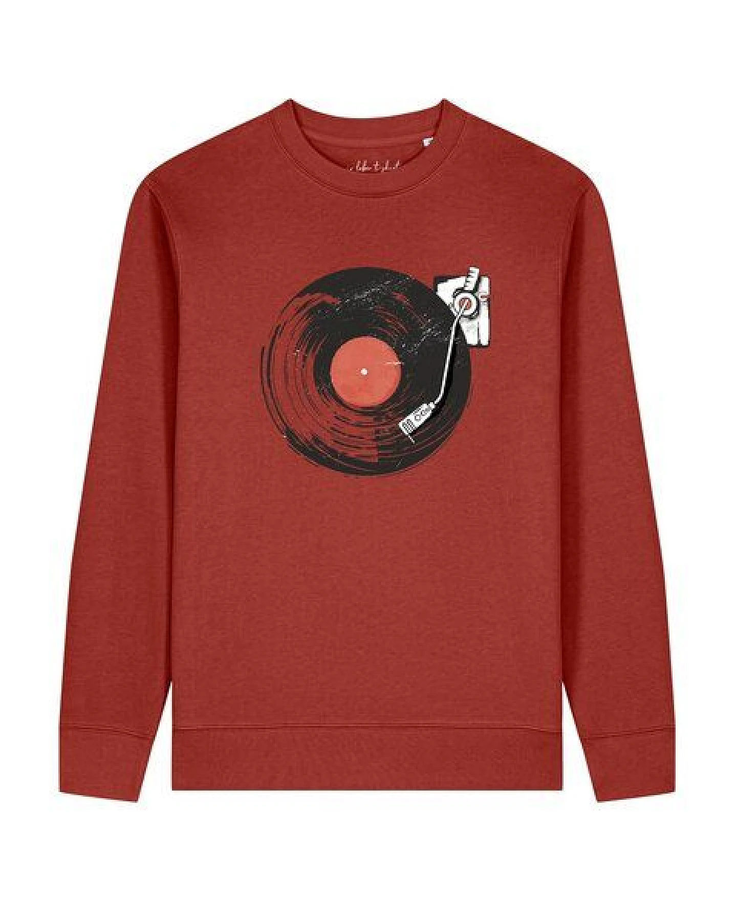 watapparel Sweatshirt Unisex Schallplatte – Ansicht 2