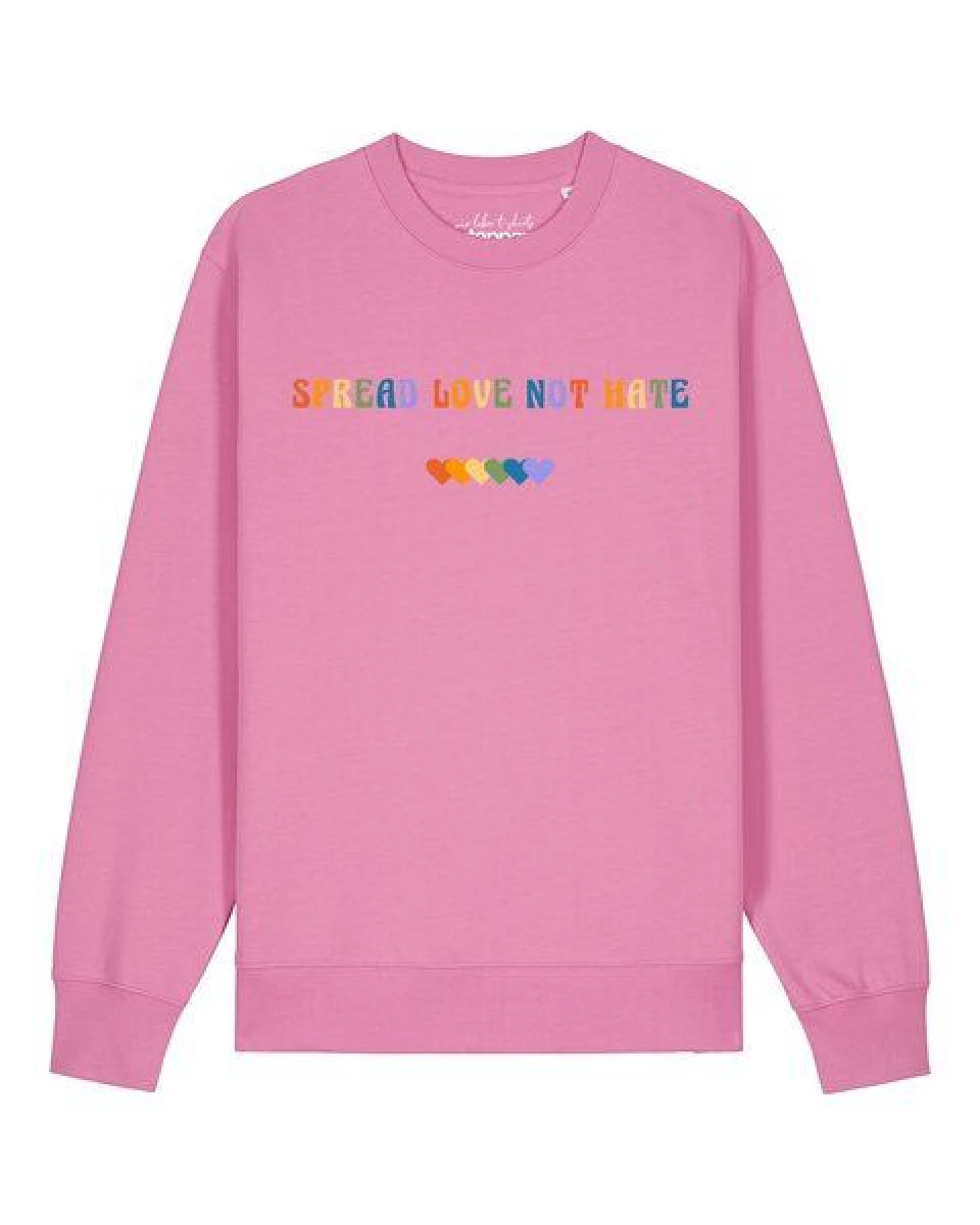 watapparel Sweatshirt Unisex Spread Love not Hate – Ansicht 2