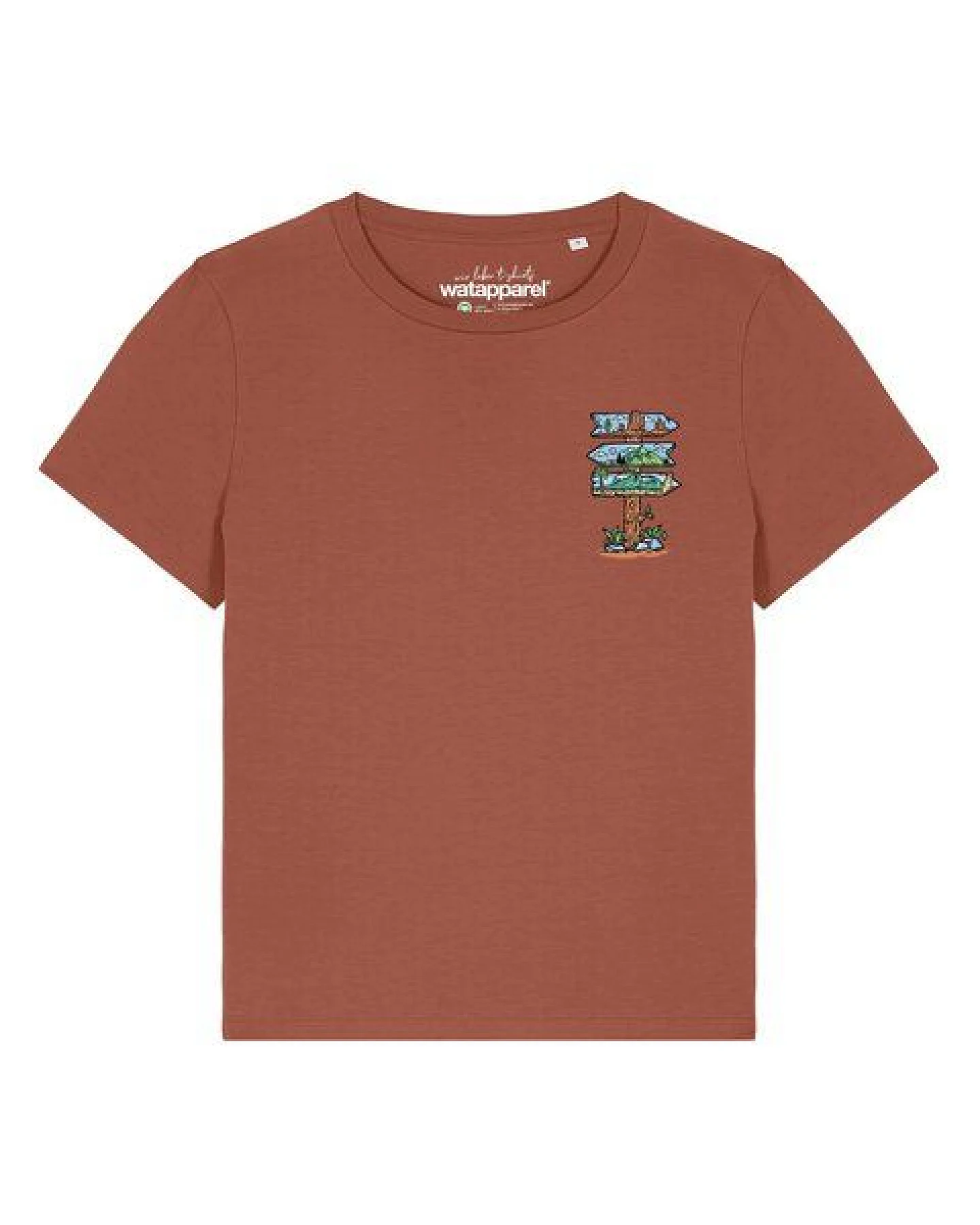 watapparel T-Shirt Frauen Adventure is everywhere – Ansicht 2