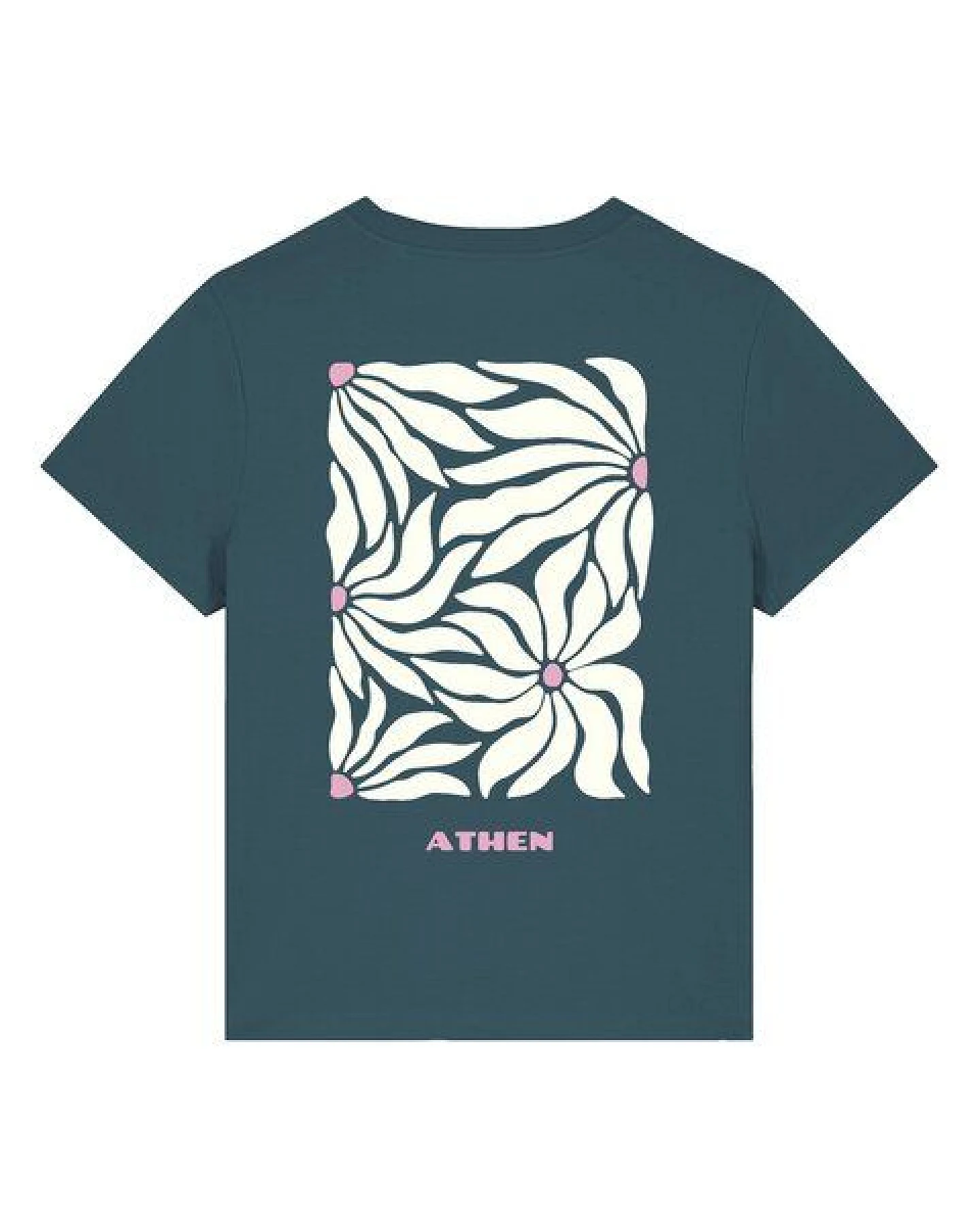 watapparel T-Shirt Frauen Athen Flora – Ansicht 4