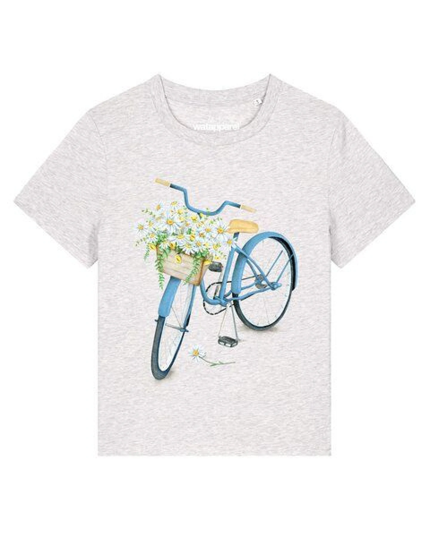 watapparel T-Shirt Frauen Blaues Damenrad – Ansicht 2