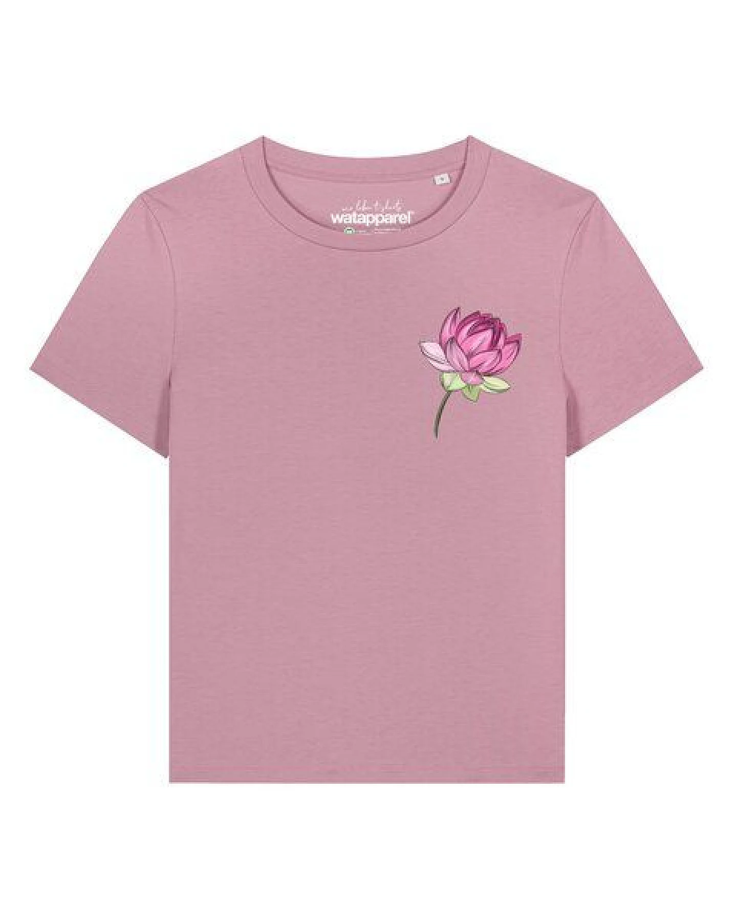 watapparel T-Shirt Frauen Blume – Ansicht 2
