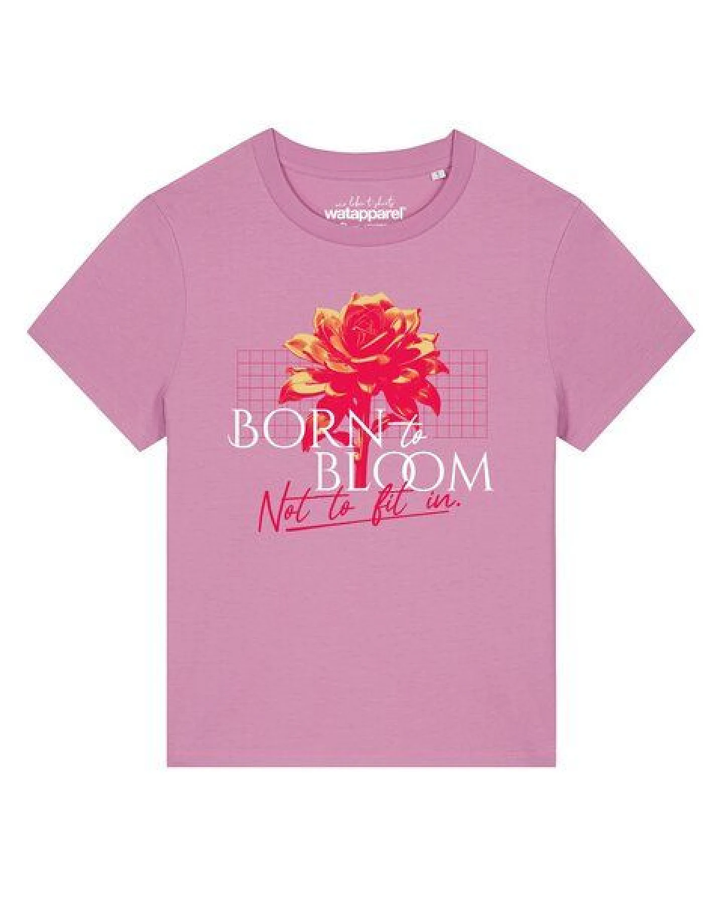 watapparel T-Shirt Frauen Born to bloom – Ansicht 2