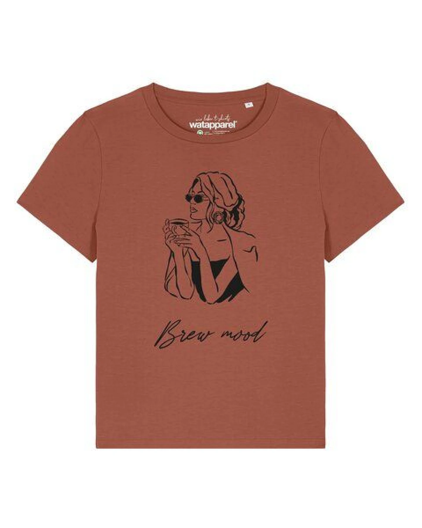 watapparel T-Shirt Frauen Brew mood – Ansicht 2