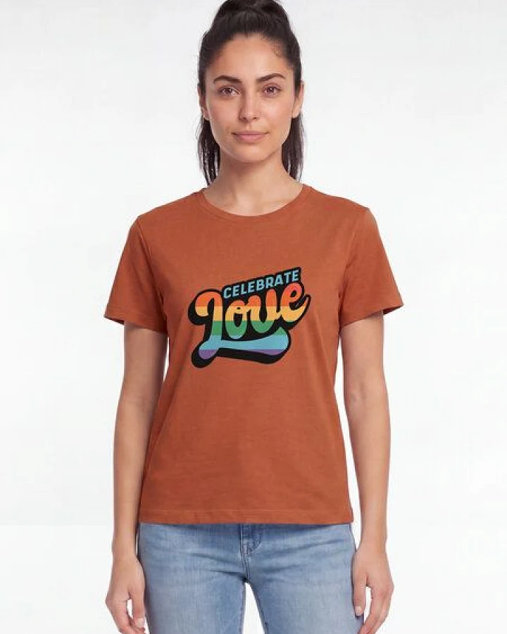 Produktseite: watapparel T-Shirt Frauen Celebrate Love