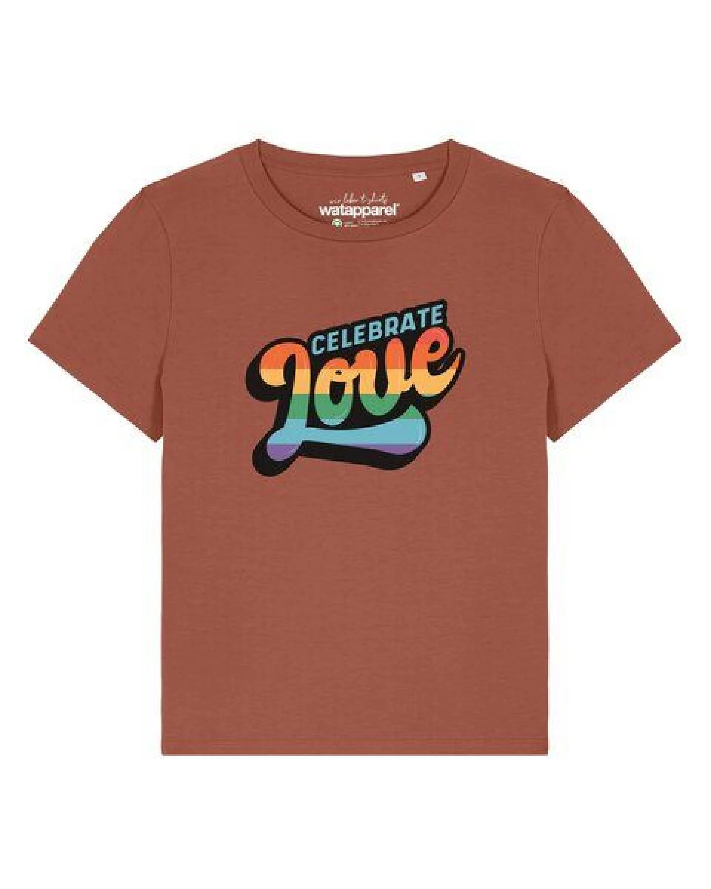 watapparel T-Shirt Frauen Celebrate Love – Ansicht 2