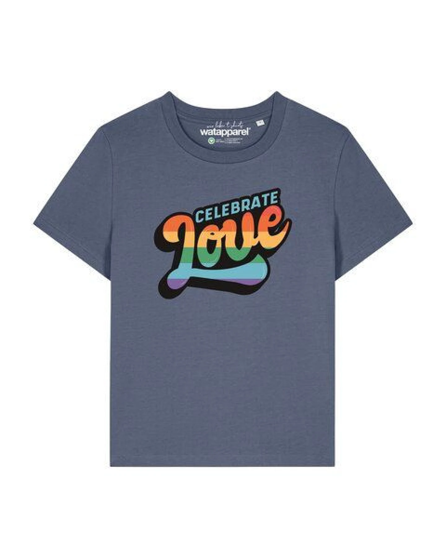 watapparel T-Shirt Frauen Celebrate Love – Ansicht 2