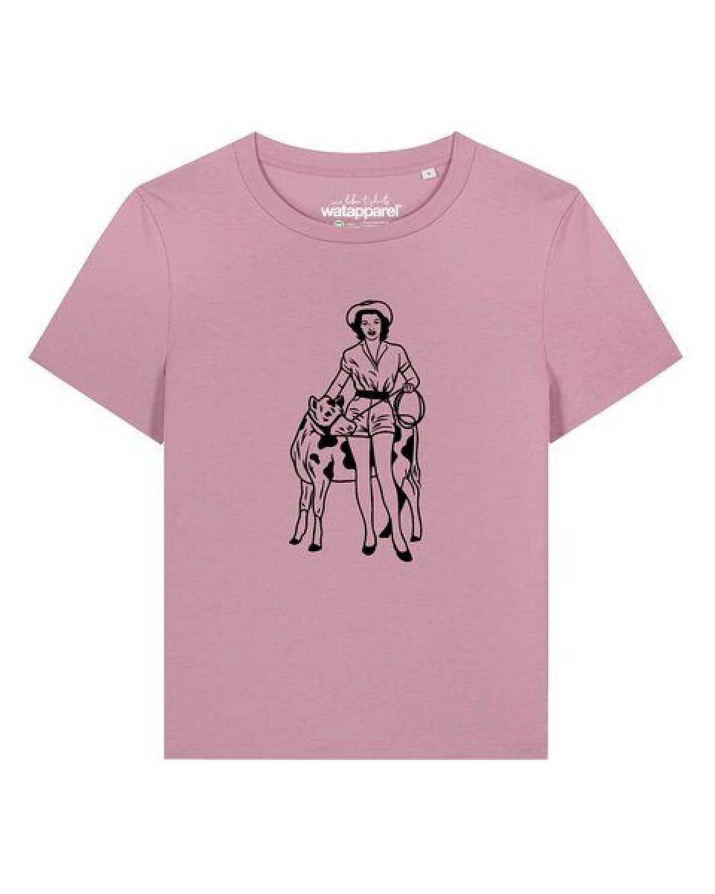 watapparel T-Shirt Frauen Cowgirl – Ansicht 2