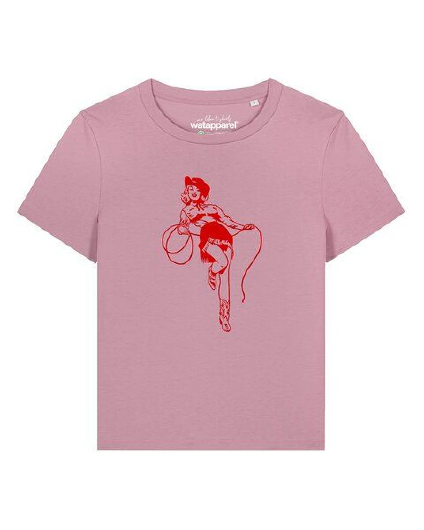 watapparel T-Shirt Frauen Cowgirl – Ansicht 2