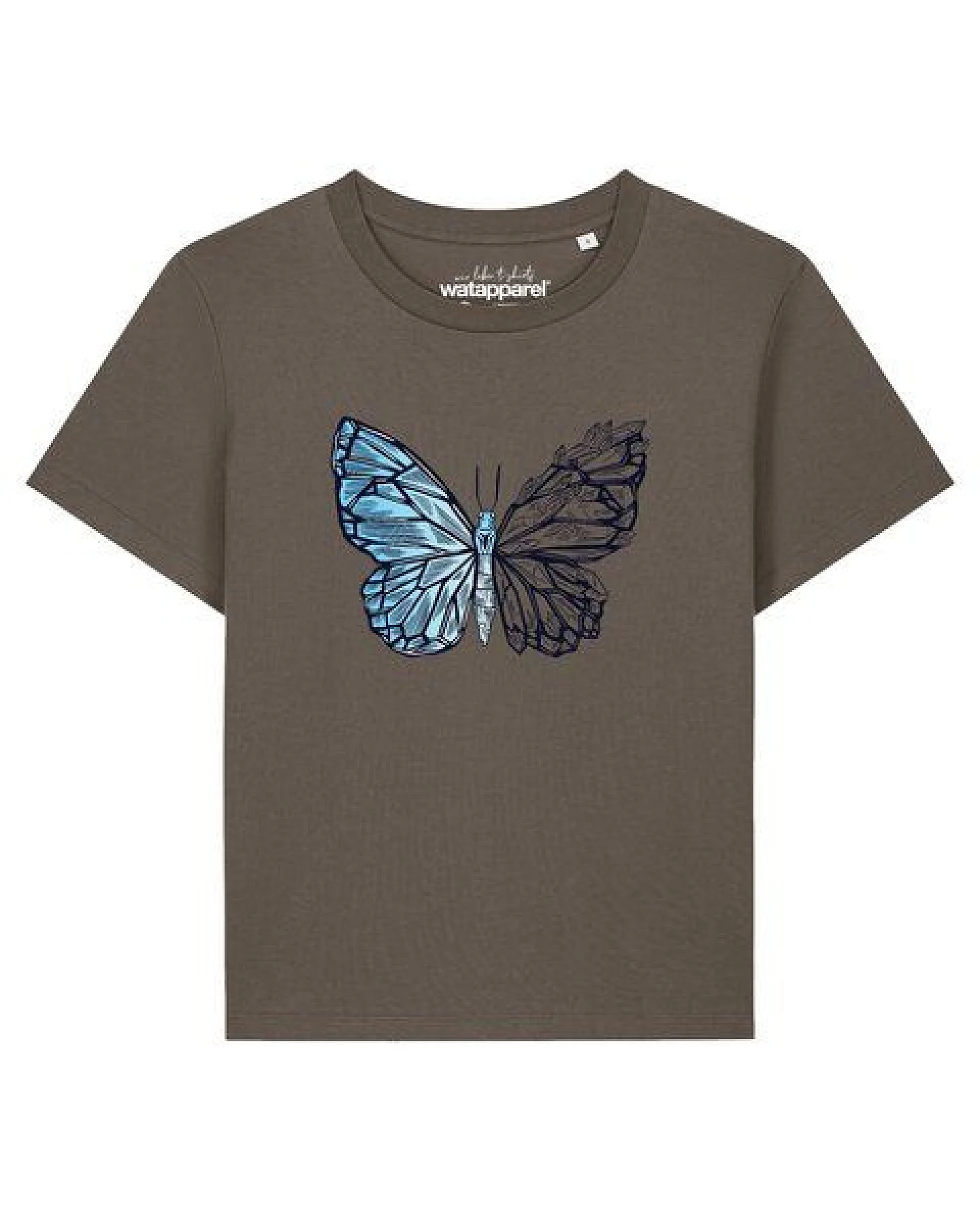 watapparel T-Shirt Frauen Crystal Butterfly – Ansicht 2