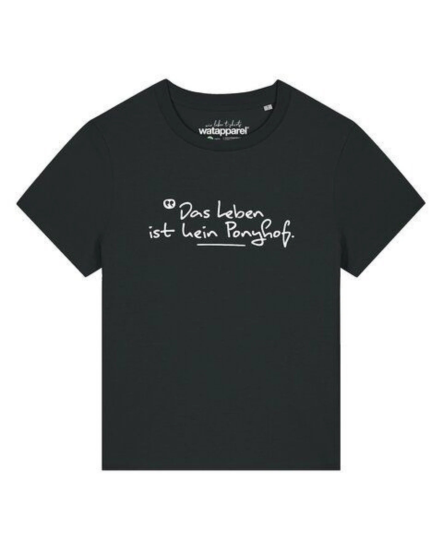 watapparel T-Shirt Frauen Das Leben ist kein Ponyhof – Ansicht 2