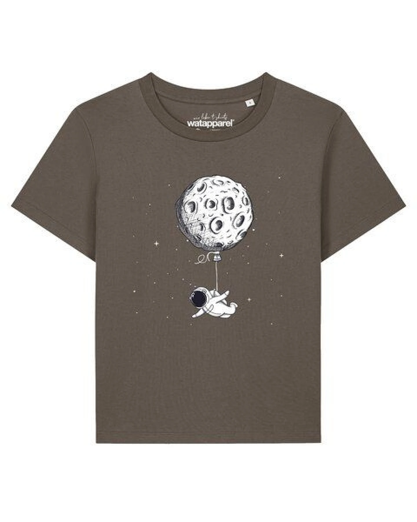 watapparel T-Shirt Frauen Funny Spaceman – Ansicht 2
