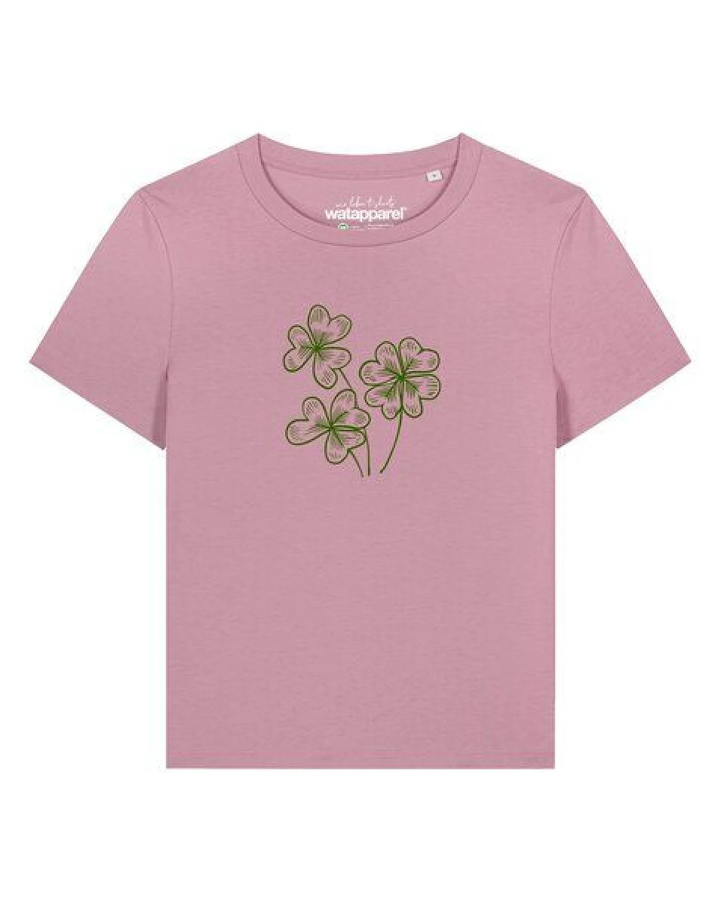 watapparel T-Shirt Frauen Glücksklee – Ansicht 2