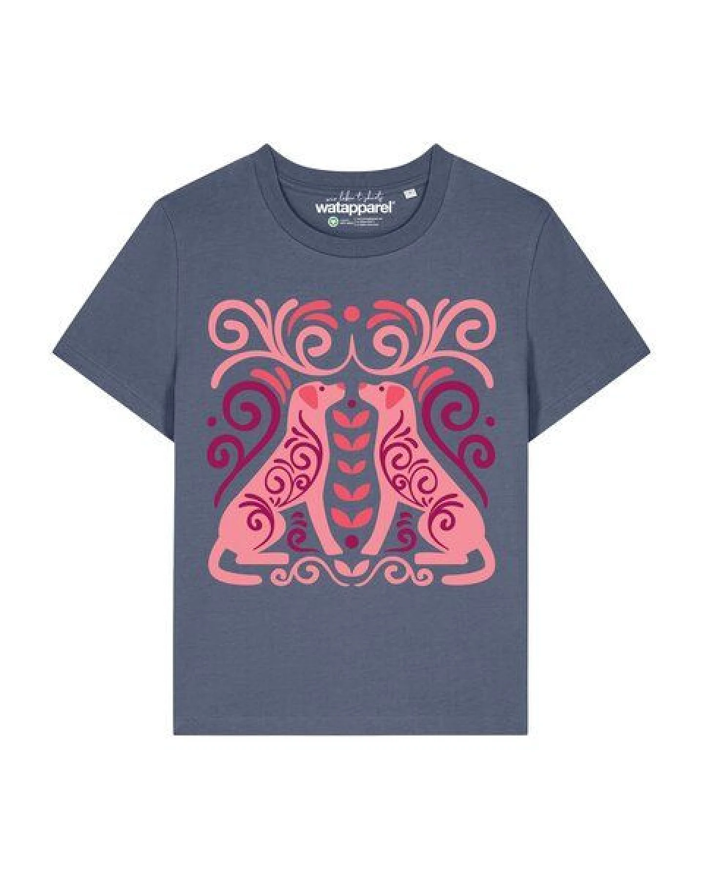 watapparel T-Shirt Frauen Hundeliebe – Ansicht 2