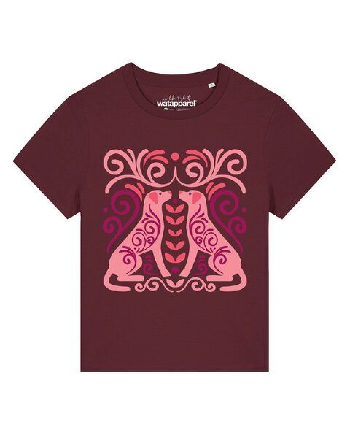 watapparel T-Shirt Frauen Hundeliebe – Ansicht 2