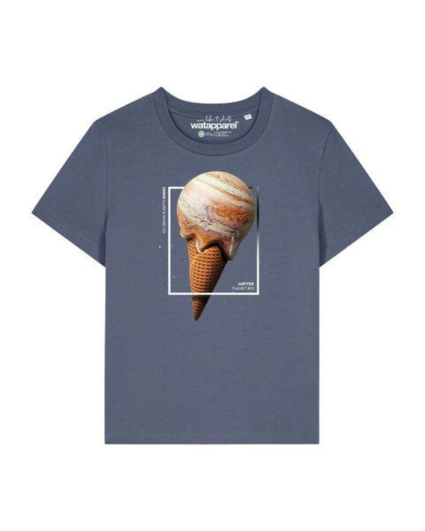 watapparel T-Shirt Frauen Jupiter Planet – Ansicht 2