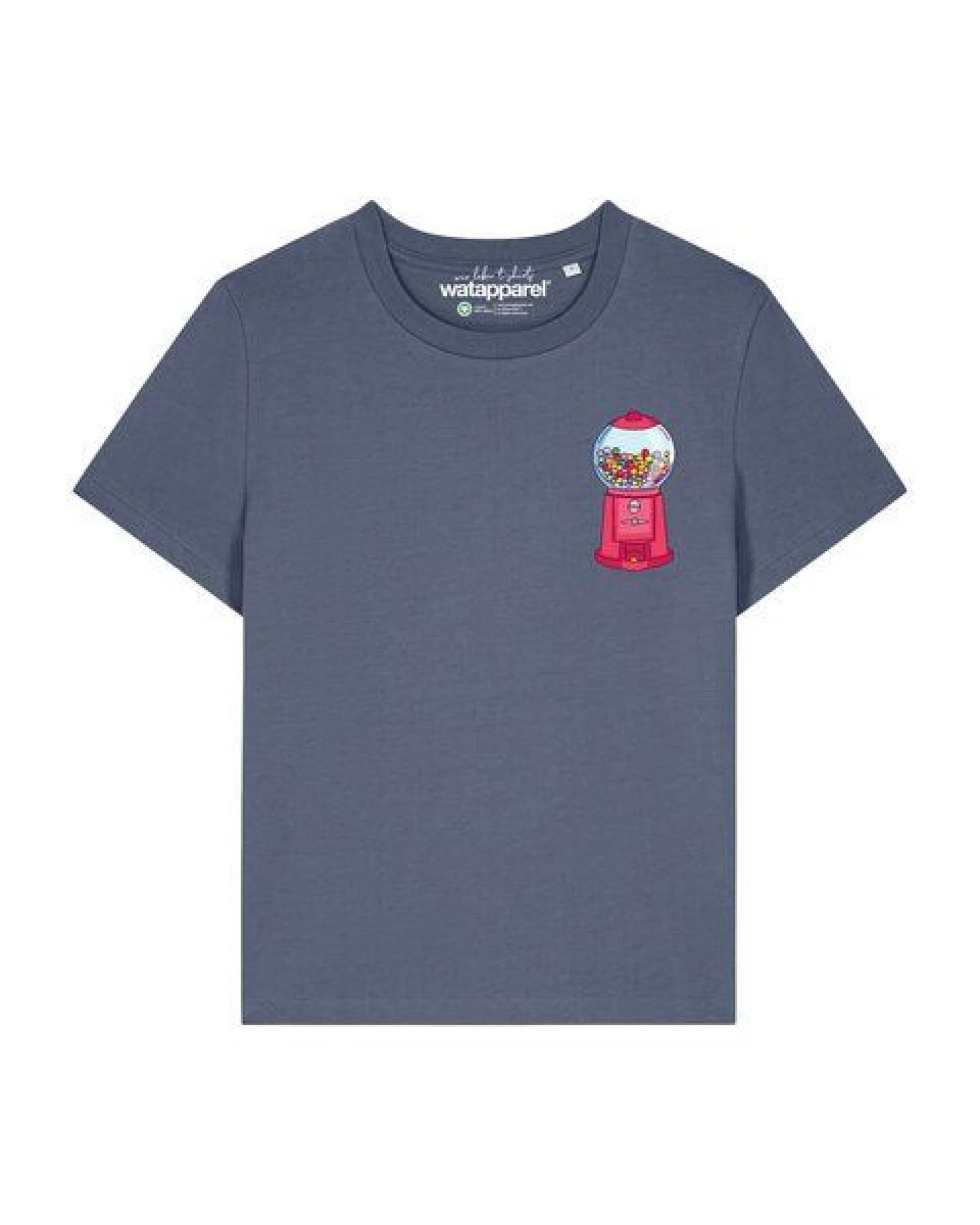 watapparel T-Shirt Frauen Kaugummiautomat – Ansicht 2