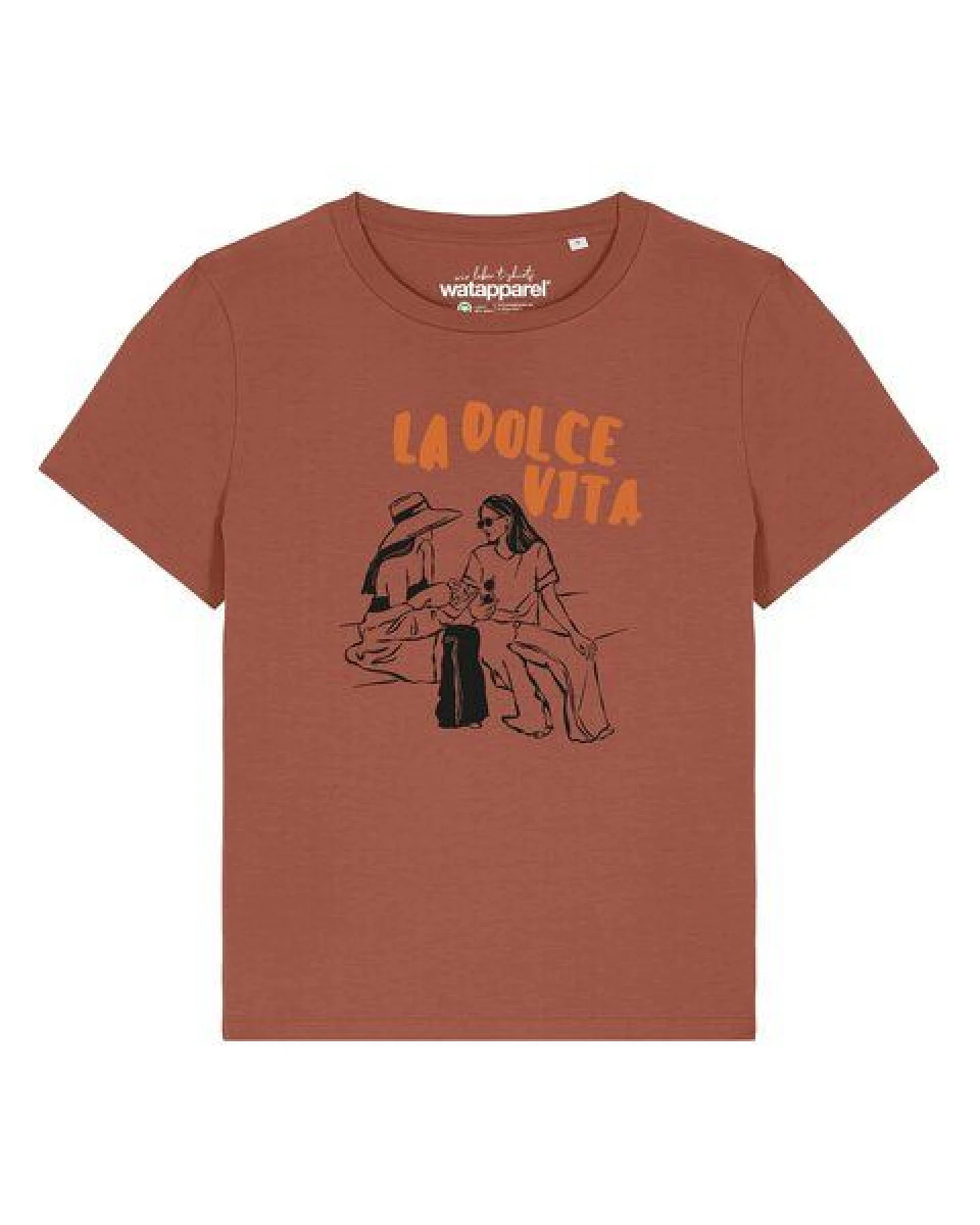 watapparel T-Shirt Frauen La dolce vita – Ansicht 2