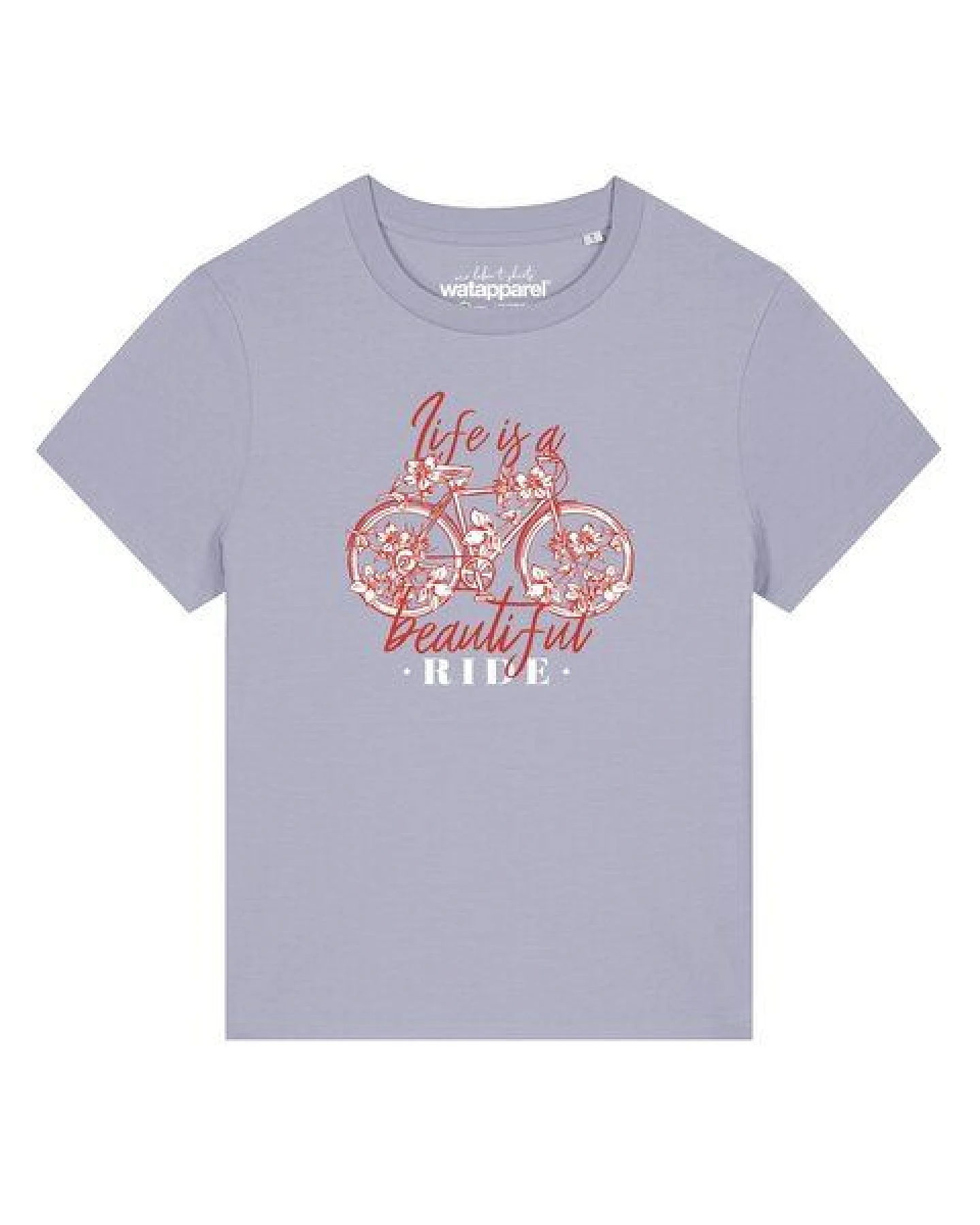 watapparel T-Shirt Frauen Life is a beautiful ride – Ansicht 2